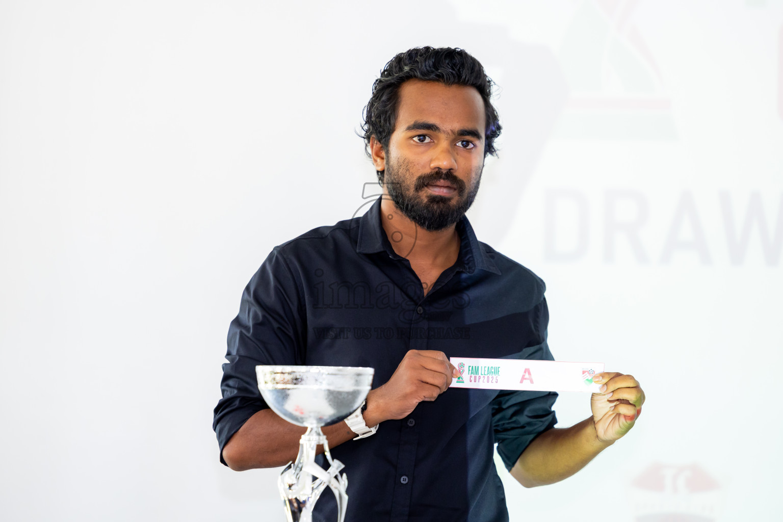 Draw Ceremony of FAM League Cup 2025 held in Male, Maldives, on Wednesday, 30th April 2025 Photos: Nausham Waheed / images.mv
