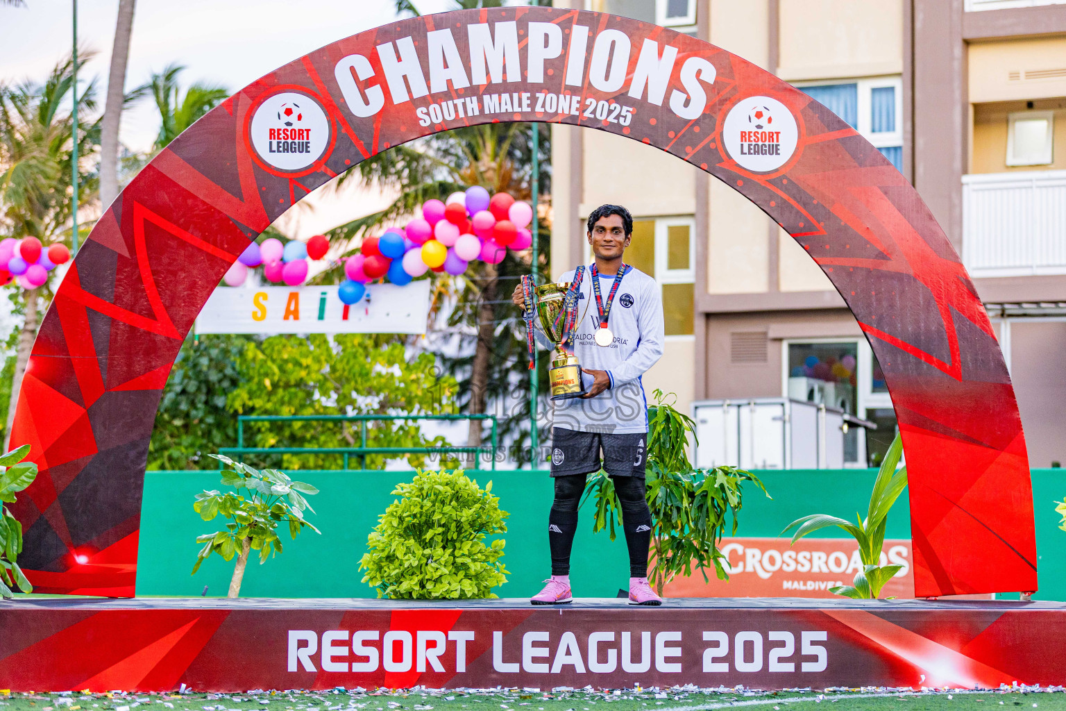 Waldorf Astoria vs SAII Lagoon in Finals of Resort League 2025 (South Male Zone) was held on Sunday, 19th October 2025 in Crossroads's Maldives, Photos: Areef Adam / images.mv