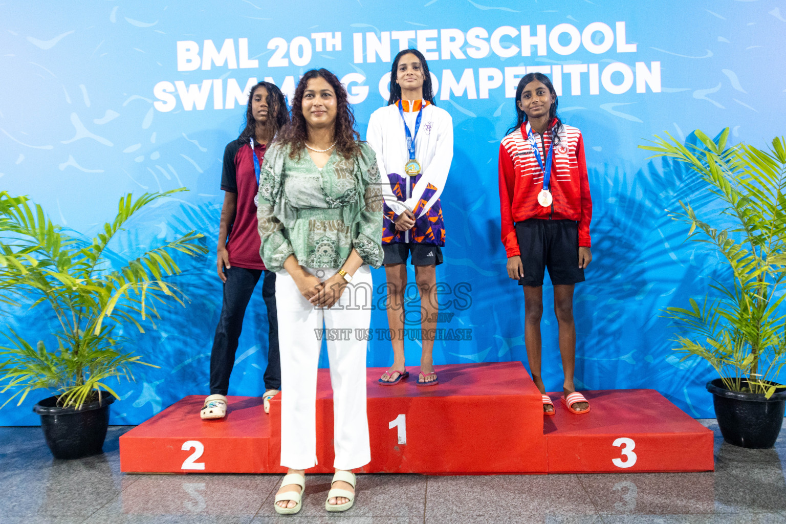 Day 4 of 20th Inter-school Swimming Competition 2024 held in Hulhumale', Maldives on Tuesday, 15th October 2024. Photos: Ismail Thoriq / images.mv