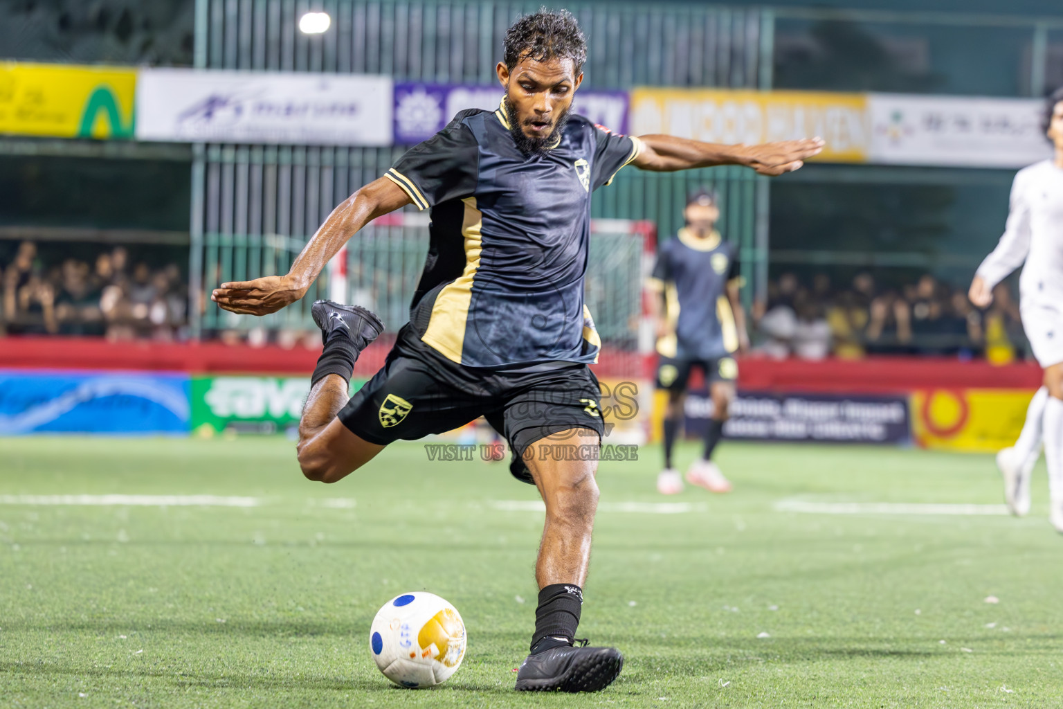 R Dhuvaafaru vs R Inguraidhoo in Raa Atoll Final in Day 24 of Golden Futsal Challenge 2025 was held on Tuesday , 28th January 2025, in Hulhumale', Maldives. Photos: Ismail Thoriq / images.mv