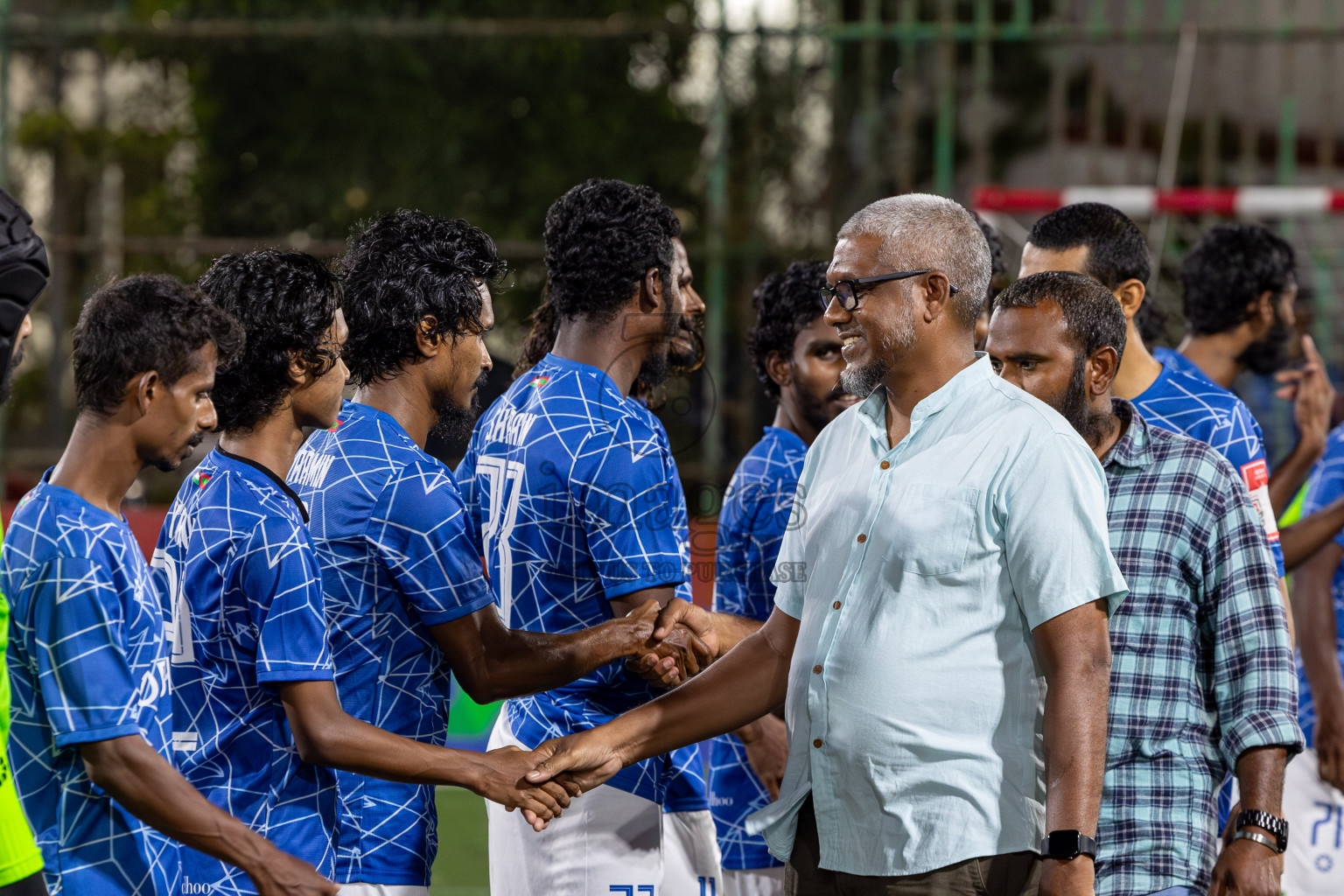 HA Utheemu vs HDh Naivaadhoo on Day 33 of Golden Futsal Challenge 2024, held on Sunday, 18th February 2024, in Hulhumale', Maldives Photos: Mohamed Mahfooz Moosa / images.mv