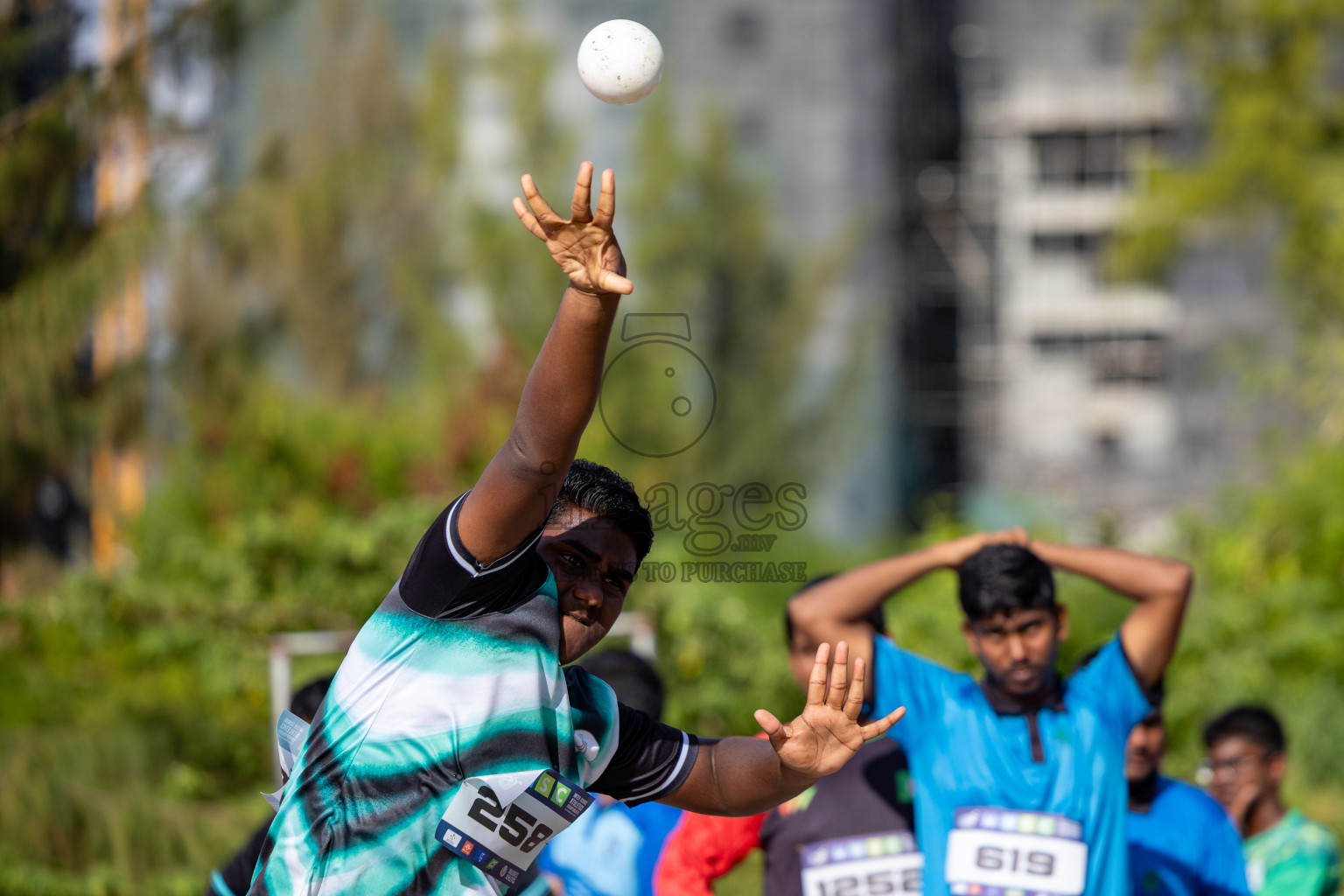 Day 1 of MWSC Interschool Athletics Championships 2024 held in Hulhumale Running Track, Hulhumale, Maldives on Saturday, 9th November 2024. 
Photos by: Ismail Thoriq, Hassan Simah / Images.mv