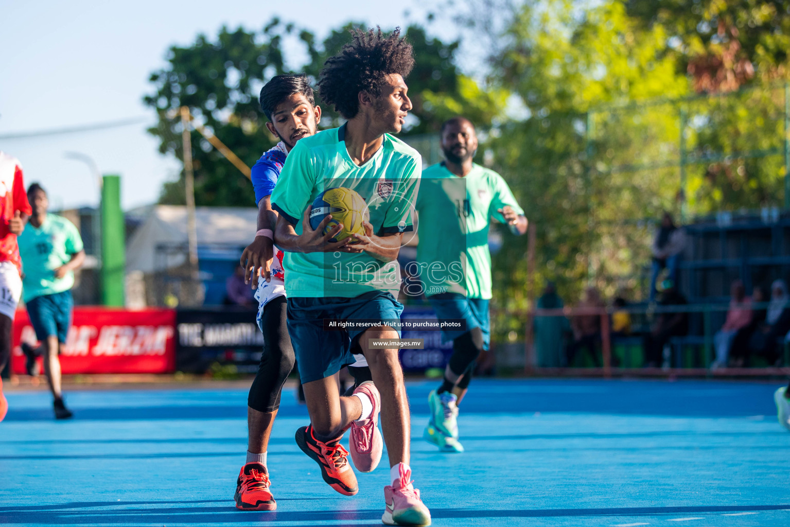 Day 6 of 6th MILO Handball Maldives Championship 2023, held in Handball ground, Male', Maldives on Thursday, 25th May 2023 Photos: Shuu Abdul Sattar/ Images.mv