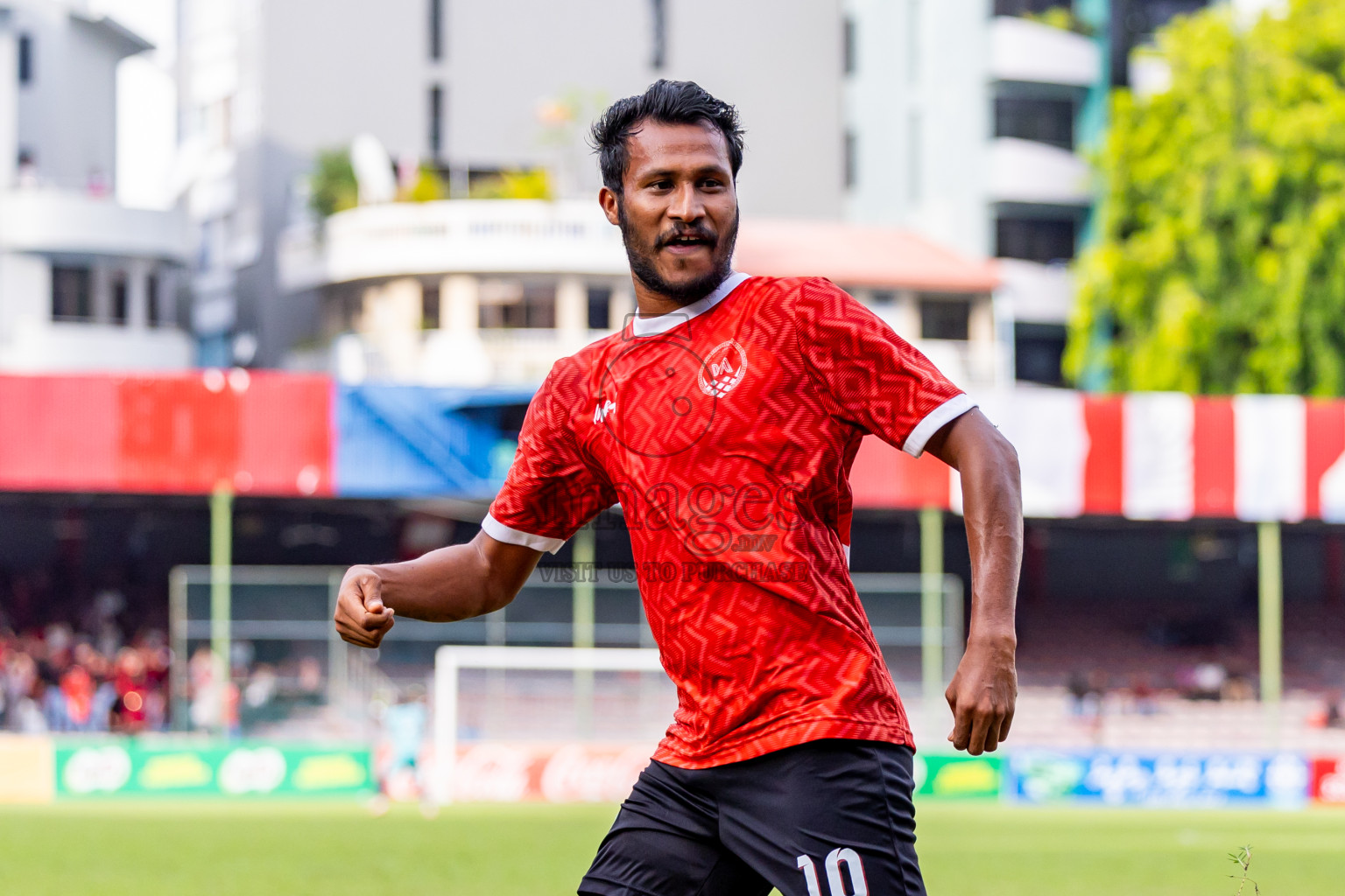 Eydhafushi vs Male' in Semi Finals of Gold Cup 2024 held at National Football Stadium on Saturday, 21st December 2024. Photos: Nausham Waheed / Images.mv