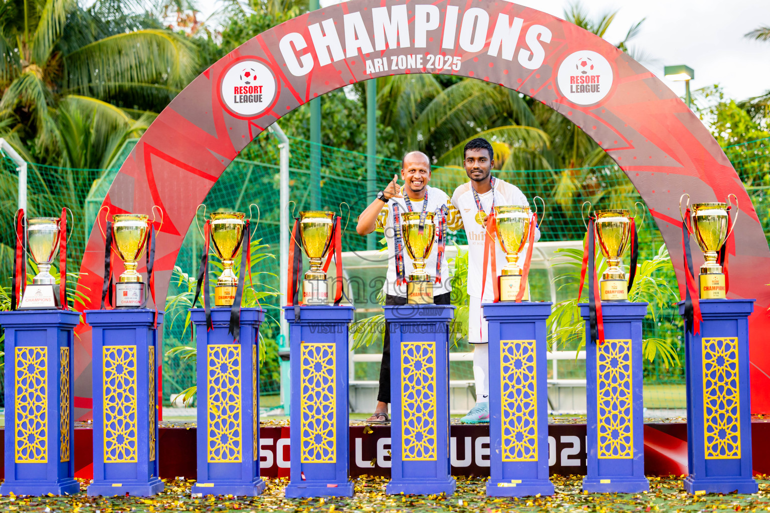 Barcelo vs Conrad in the Final of Resort League 2025 (Ari Zone) was held on Sunday, 28th June 2025 in Conrad Maldives Rangali Island, Alif Dhaalu Atoll, Maldives. Photos: Nausham Waheed / images.mv