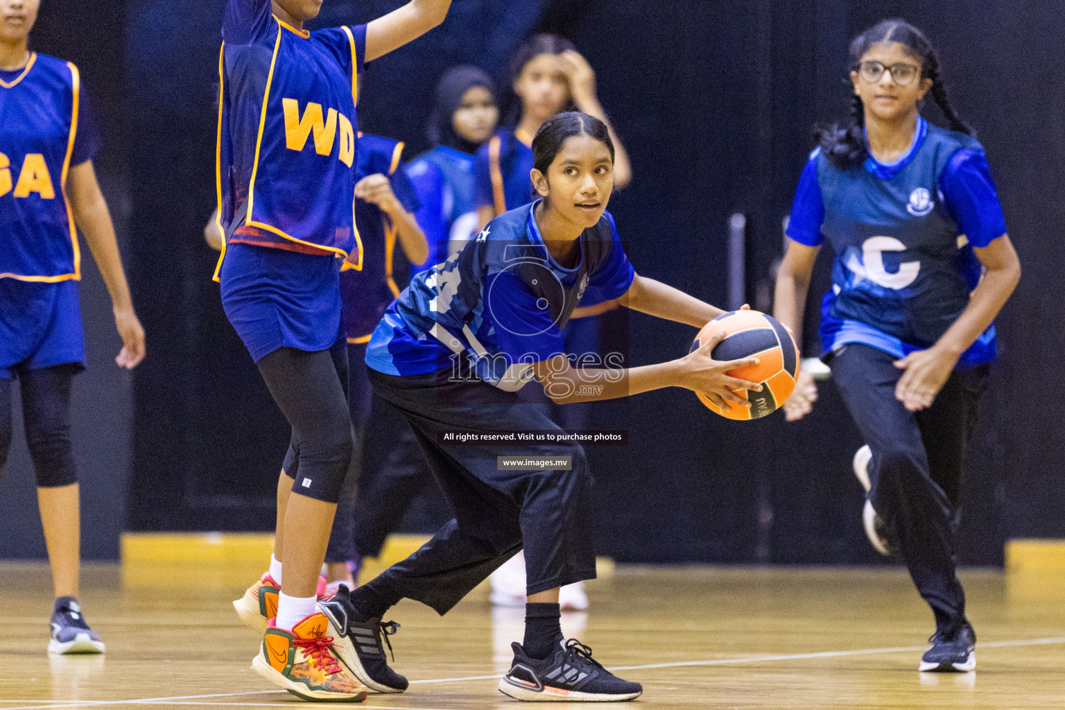 Day2 of 24th Interschool Netball Tournament 2023 was held in Social Center, Male', Maldives on 28th October 2023. Photos: Nausham Waheed / images.mv