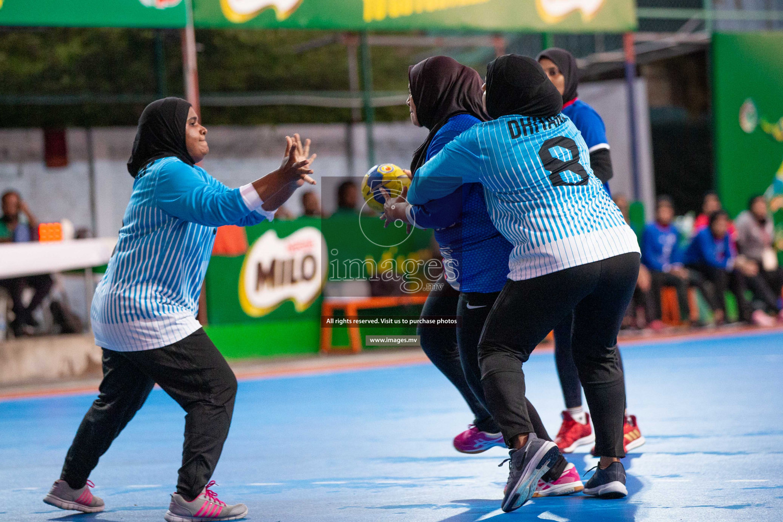 Milo 8th National Handball Tournament Day3, 17th December 2021, at Handball Ground, Male', Maldives. Photos by Shuu Abdul Sattar