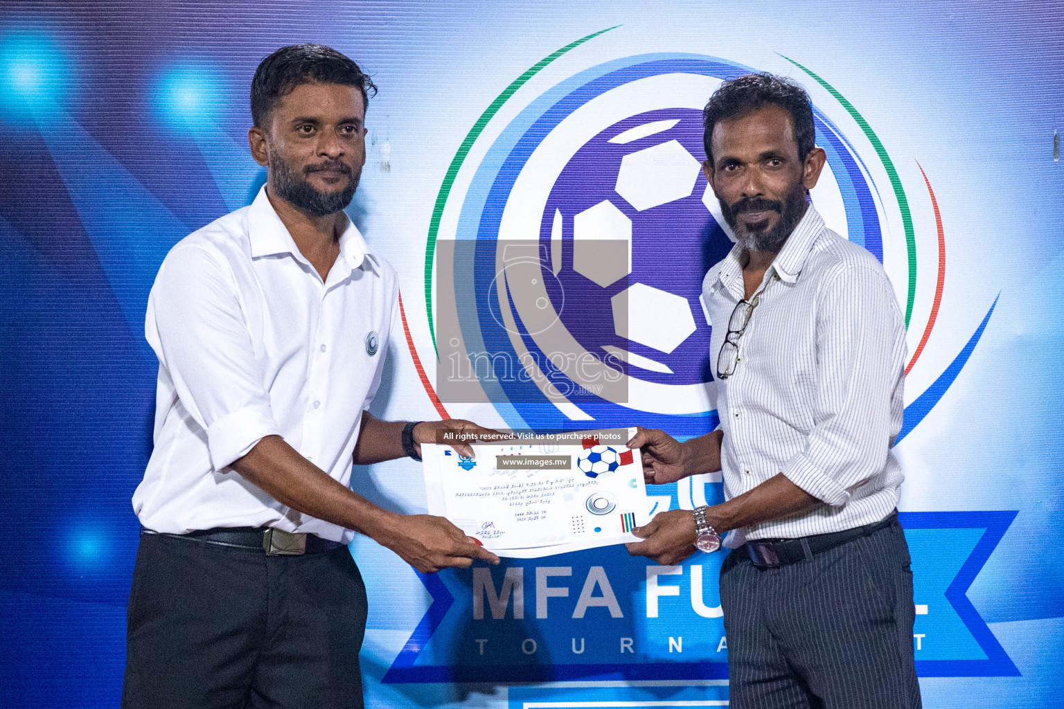 Final of MFA Futsal Tournament 2023 on 10th April 2023 held in Hulhumale'. Photos: Nausham waheed /images.mv