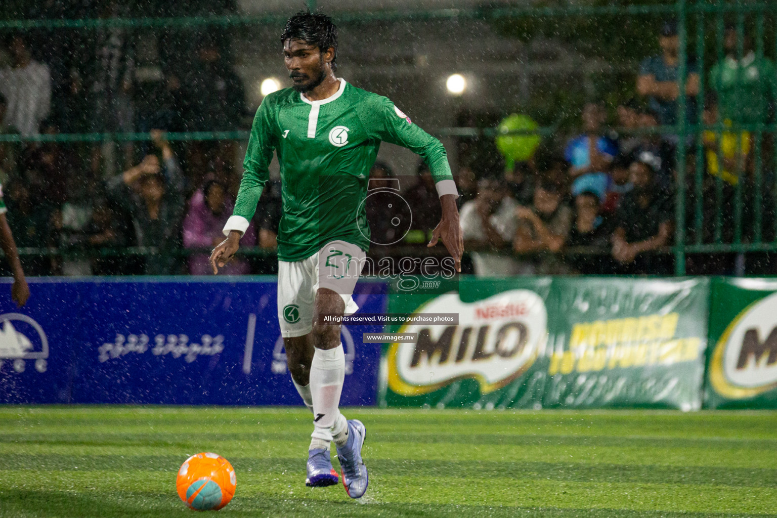 Team FSM vs Club HDC in the Quarter Finals of Club Maldives 2021 held at Hulhumale;, on 12th December 2021 Photos: Nasam / images.mv