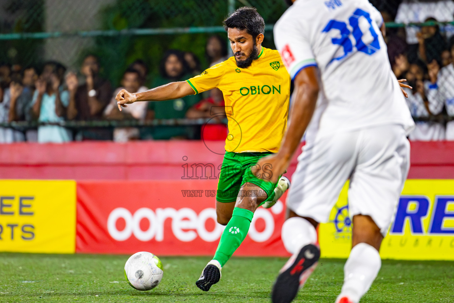 S Hithadhoo vs GDh Vaadhoo on Day 37 of Golden Futsal Challenge 2024 was held on Thursday, 22nd February 2024, in Hulhumale', Maldives
Photos: Mohamed Mahfooz Moosa/ images.mv