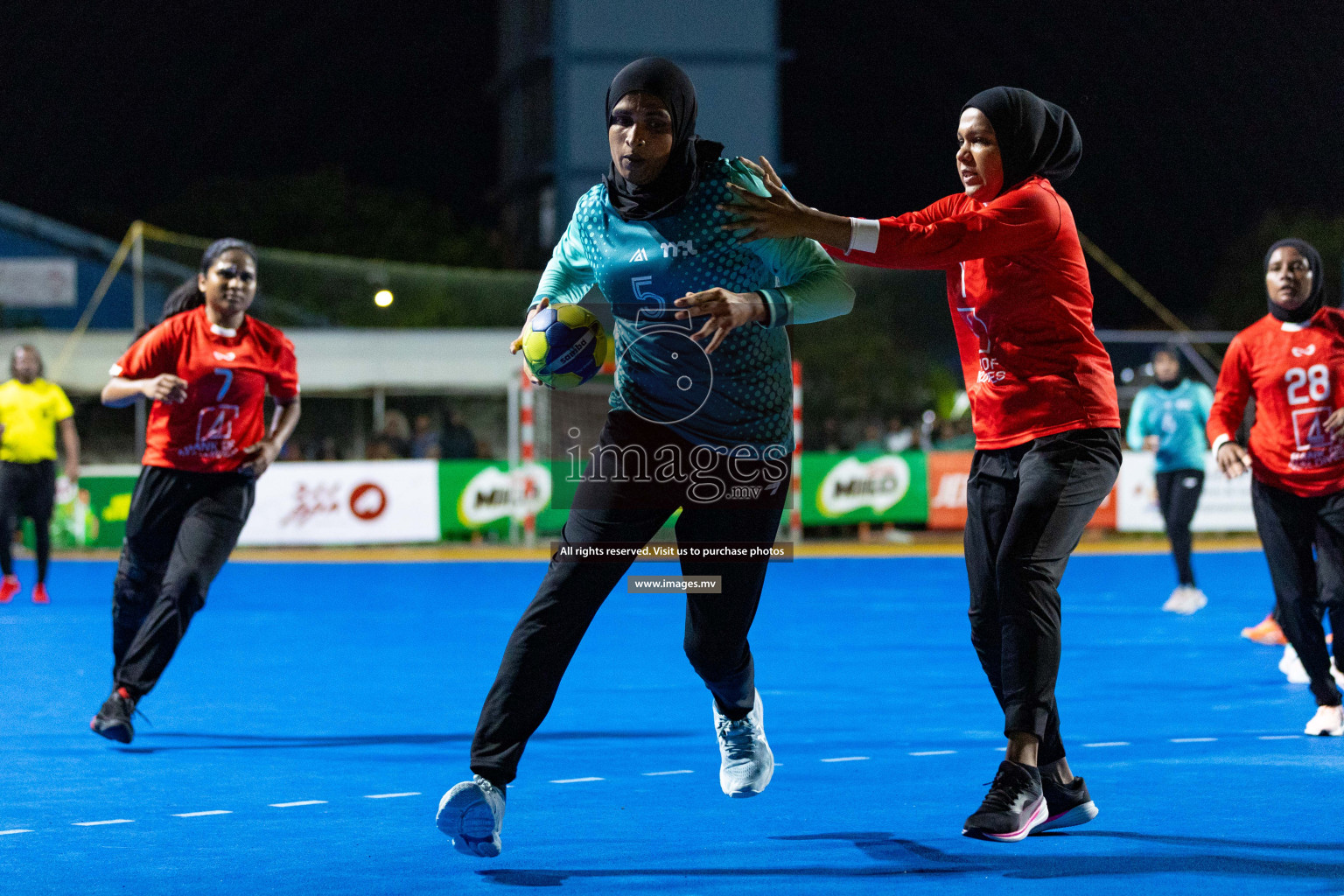 Day 1 of 7th Inter-Office/Company Handball Tournament 2023, held in Handball ground, Male', Maldives on Friday, 16th September 2023 Photos: Nausham Waheed/ Images.mv