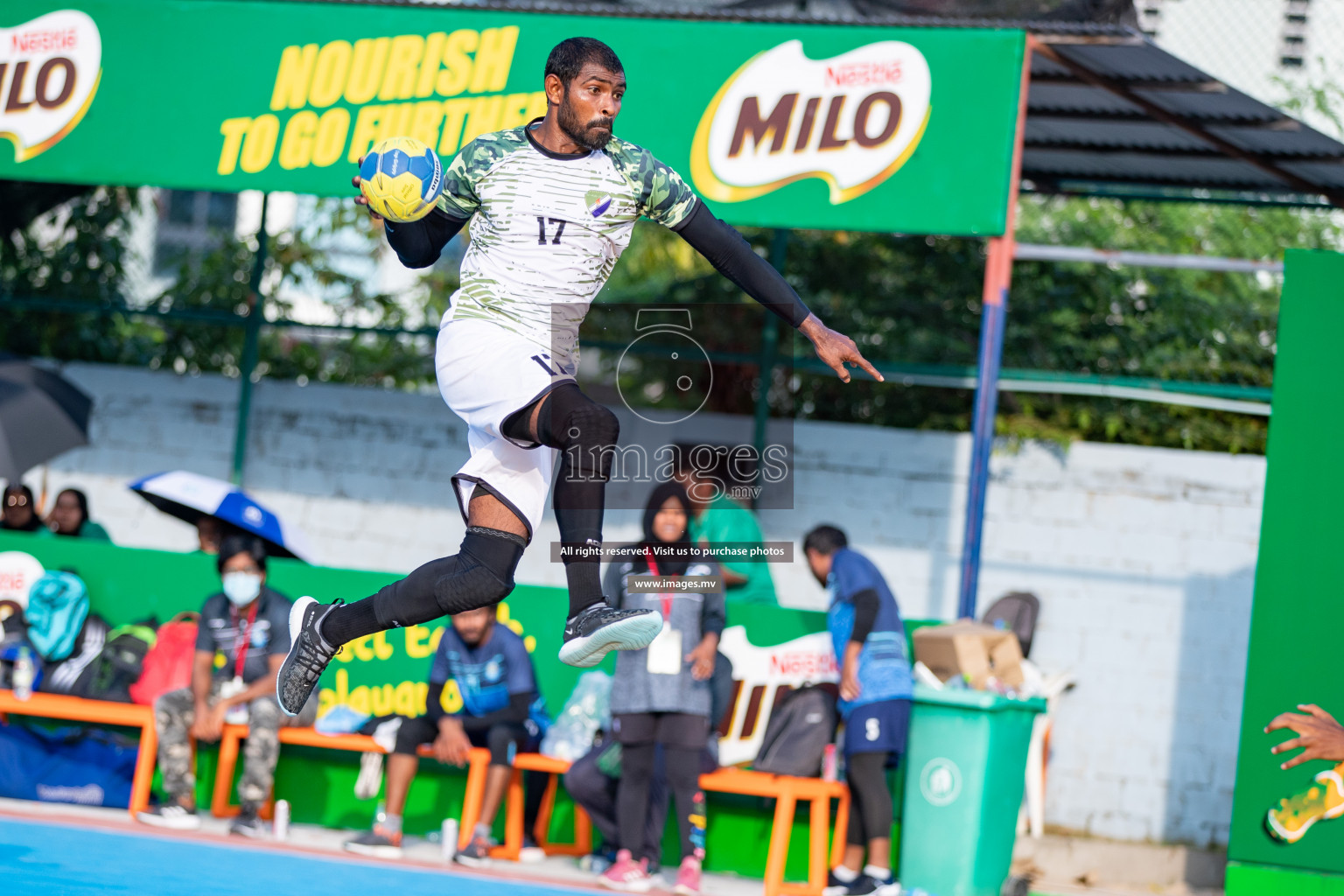 Milo 8th National Handball Tournament Day 4, 18th December 2021, at Handball Ground, Male', Maldives. Photos by Hassan Simah