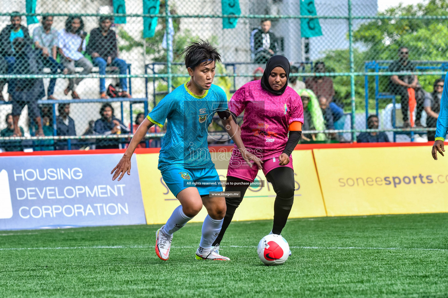 WAMCO vs Club MYS in Eighteen Thirty Women's Futsal Fiesta 2022 was held in Hulhumale', Maldives on Wednesday, 12th October 2022. Photos: Nausham Waheed / images.mv