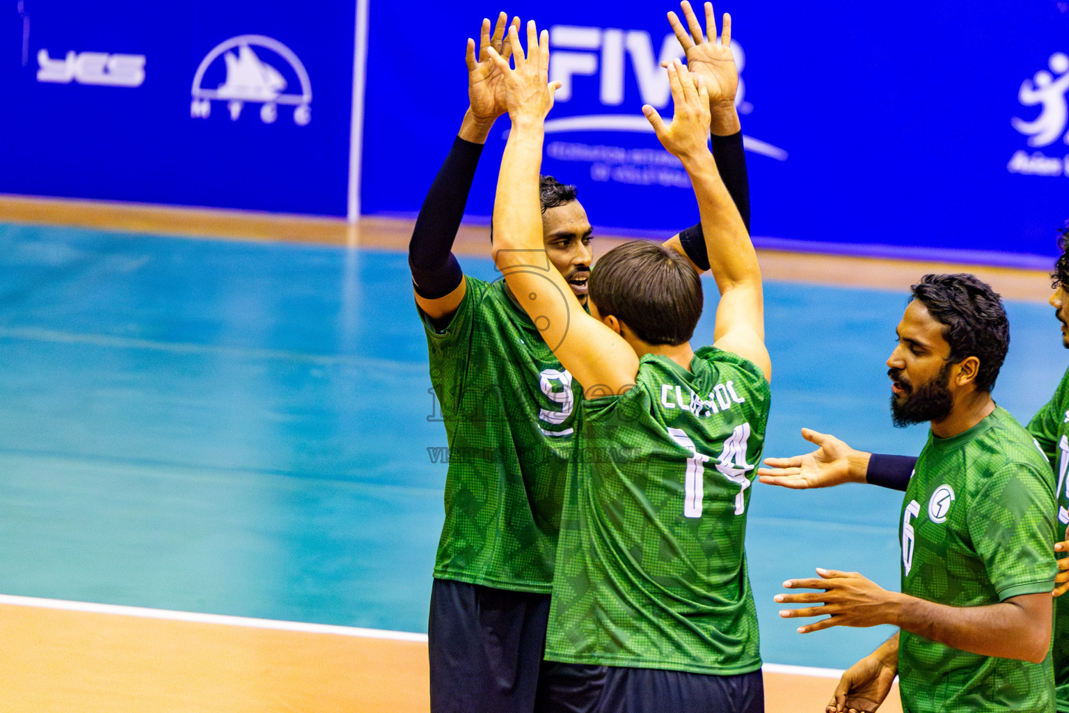 HDC vs DSC in Day 2 of MILO VAM Cup 2024 Men's Division was held in Social Center Indoor Hall on Tuesday, 29th October 2024. Photos: Nausham Waheed / images.mv