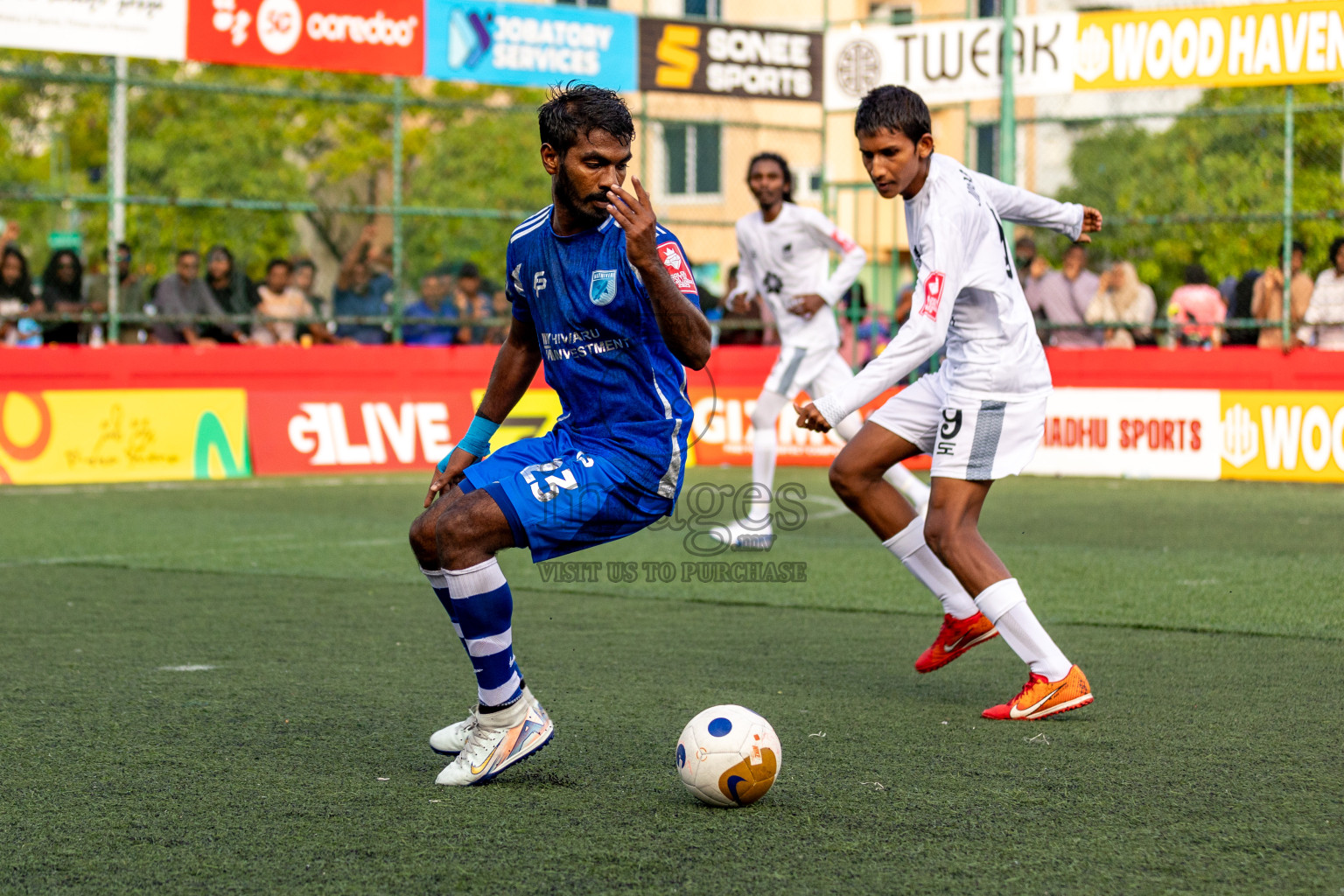 AA. Ukulhas VS AA. Mathiveri in Day 7 of Golden Futsal Challenge 2025 was held on Saturday, 11th January 2025, in Hulhumale', Maldives 
Photos: Hassan Simah / images.mv