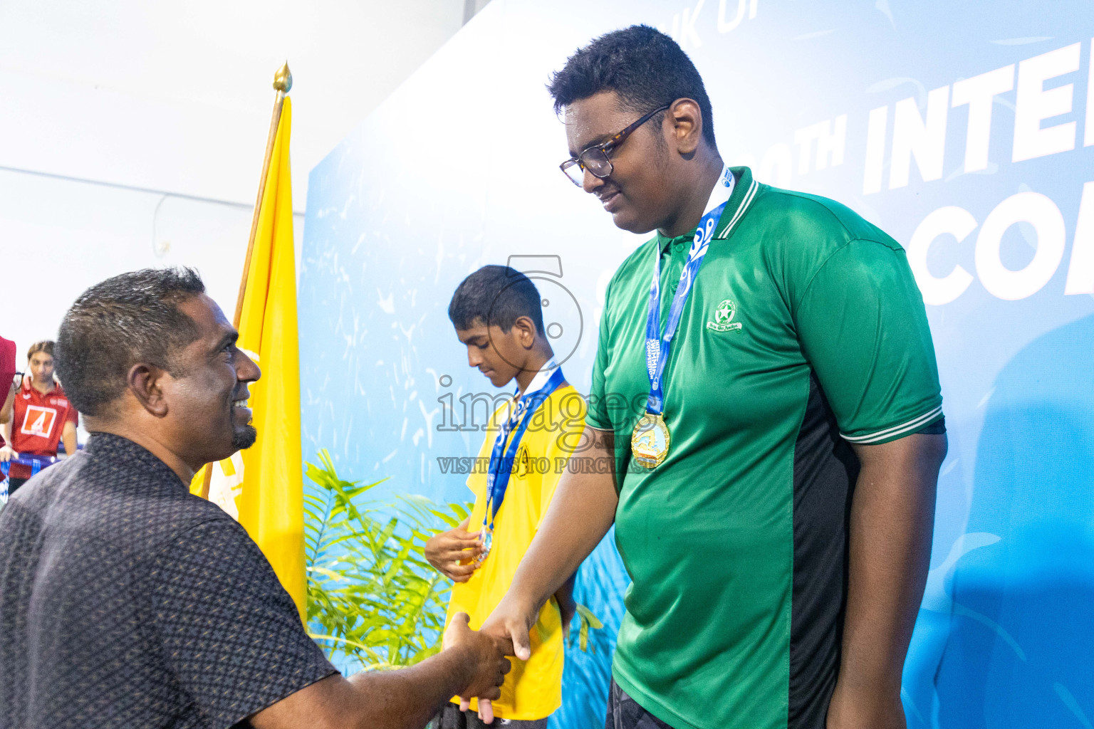 Day 4 of 20th Inter-school Swimming Competition 2024 held in Hulhumale', Maldives on Tuesday, 15th October 2024. Photos: Ismail Thoriq / images.mv