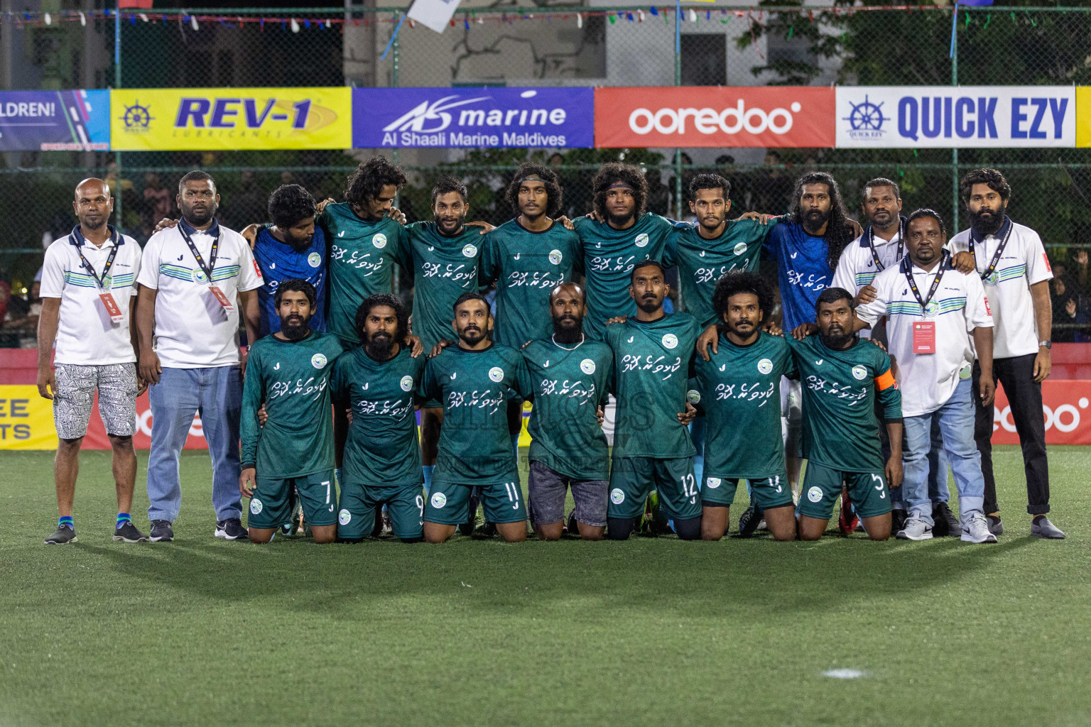 GA Kanduhulhudhoo VS GA Villingili in Day 14 of Golden Futsal Challenge 2024 was held on Sunday, 28th January 2024, in Hulhumale', Maldives Photos: Nausham Waheed / images.mv