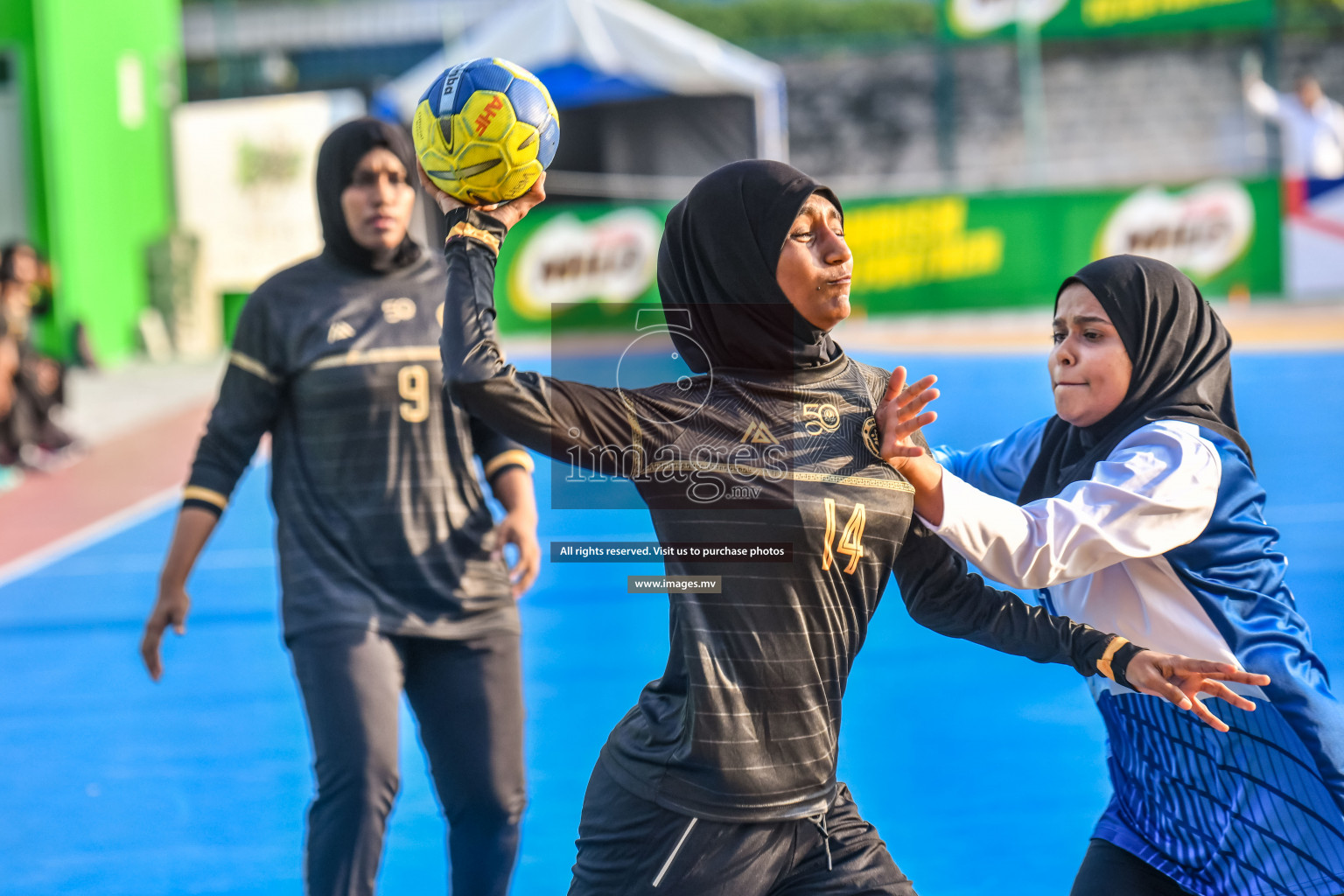 Day 9 of Milo 6th Inter Office Handball Tournament 2022 - Photos by Nausham Waheed