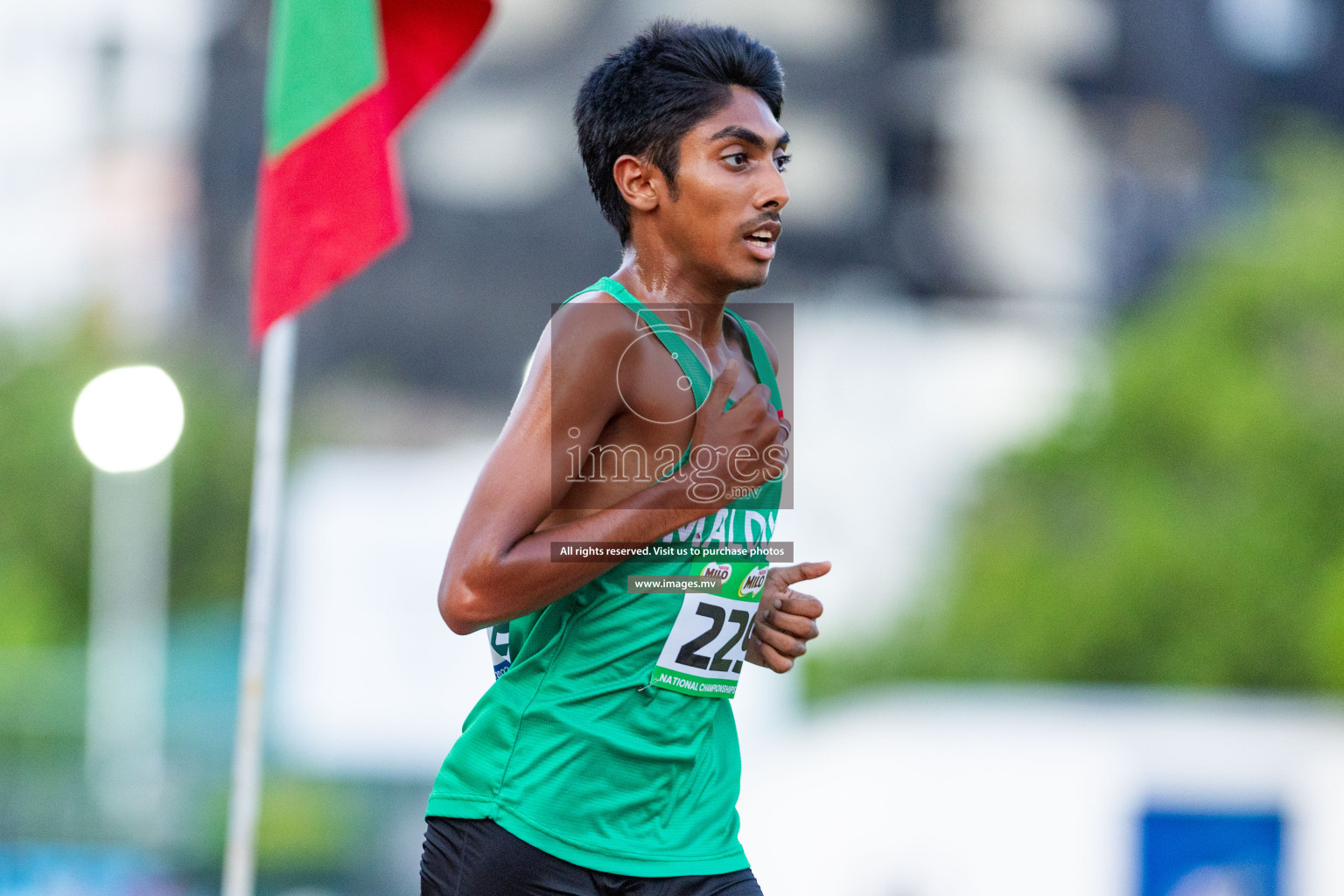 Day 1 of National Athletics Championship 2023 was held in Ekuveni Track at Male', Maldives on Thursday 23rd November 2023. Photos: Nausham Waheed / images.mv