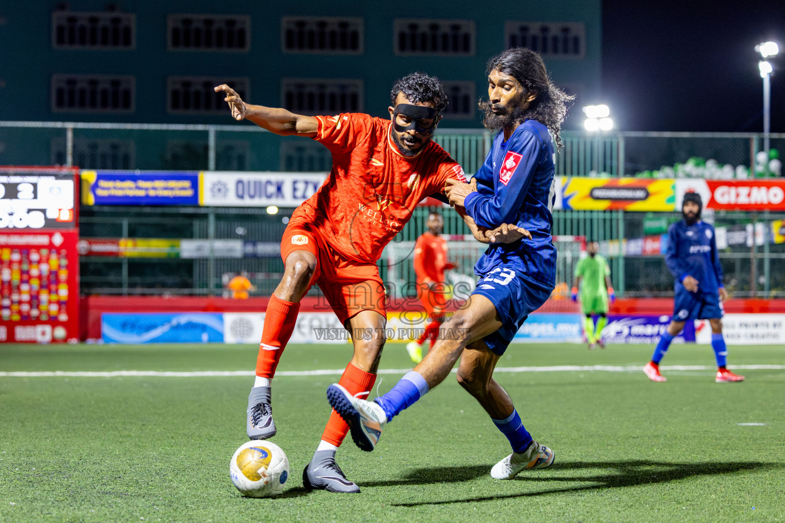 GA Villingili vs GA Dhevvadhoo in Zone round Day 28 of Golden Futsal Challenge 2025 was held on Saturday , 1st February 2025, in Hulhumale', Maldives. Photos: Nausham Waheed / images.mv