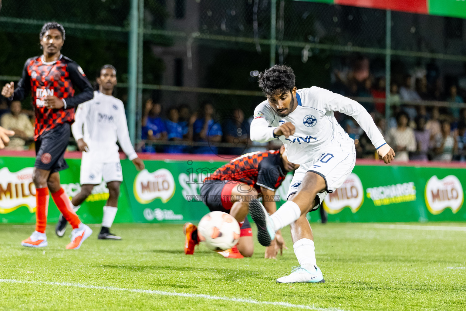 Day 4 of Milo Sector League 2025 was held in Rehendhi Futsal Ground, Hulhumale', Maldives on Tuesday, 4th November 2025. 

Photos: Hassan Simah / images.mv