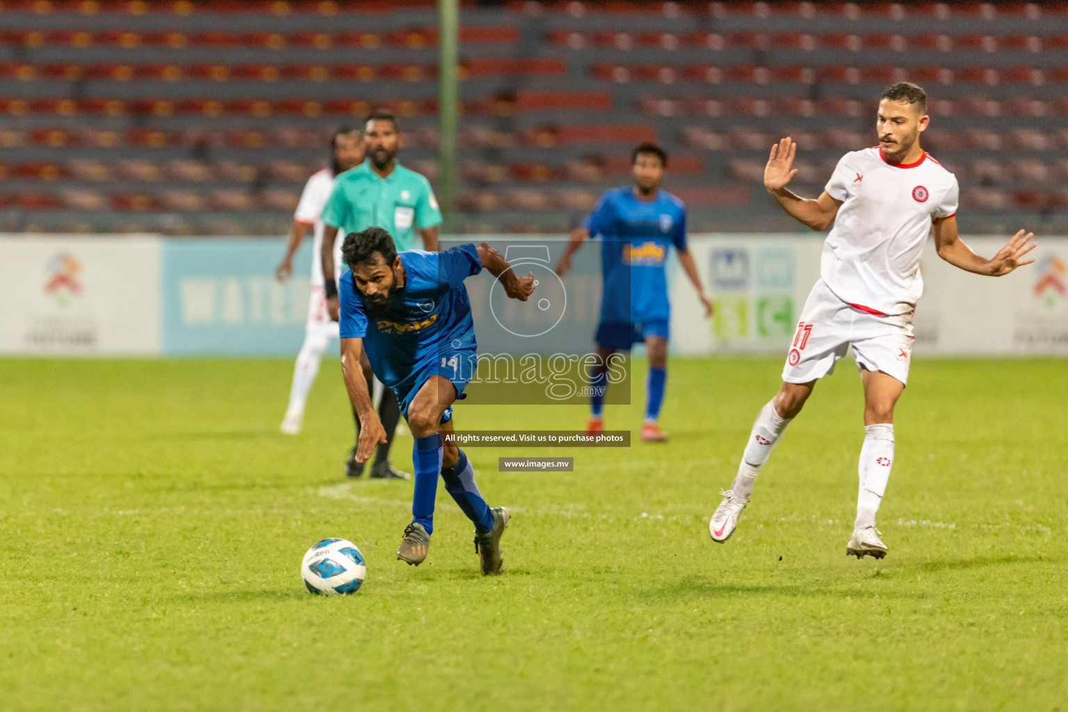 Kuda Henveiru United vs Buru Sports Club in 2nd Division 2022 on 14th July 2022, held in National Football Stadium, Male', Maldives Photos: Hassan Simah / Images.mv