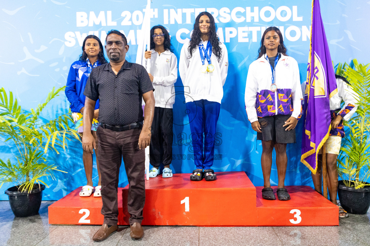 Day 4 of 20th Inter-school Swimming Competition 2024 held in Hulhumale', Maldives on Tuesday, 15th October 2024. Photos: Ismail Thoriq / images.mv