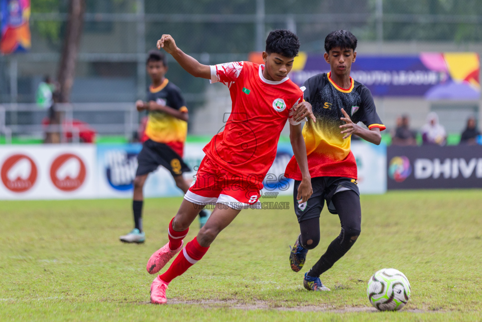 Eagles vs Hurriya in day 6 of Dhivehi Youth League 2024 held at Henveiru Stadium on Saturday 30th November 2024. Photos: Shuu Abdul Sattar/ Images.mv