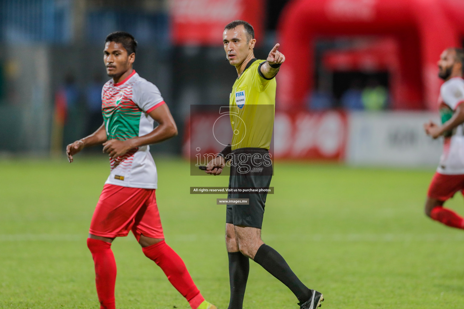 Maldives vs Nepal in SAFF Championship 2021 held on 1st October 2021 in Galolhu National Stadium, Male', Maldives