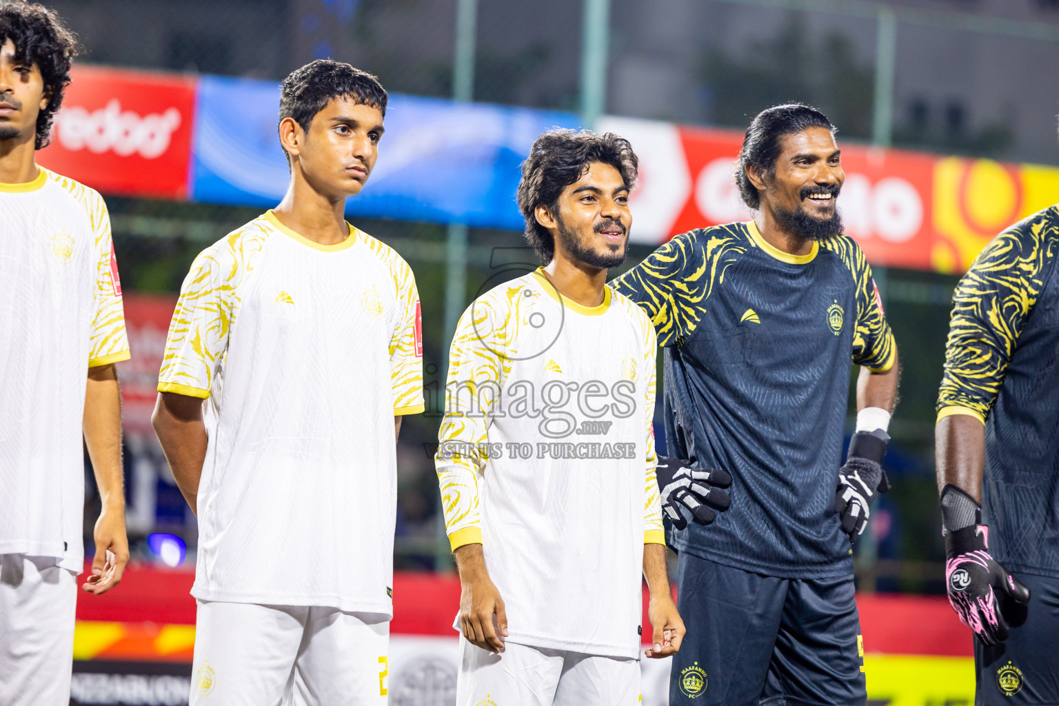 Mahchangoalhi vs Maafannu in zone round on Day 31 of Golden Futsal Challenge 2025 was held on Tuesday , 4th February 2025, in Hulhumale', Maldives. Photos: Nausham Waheed / images.mv
