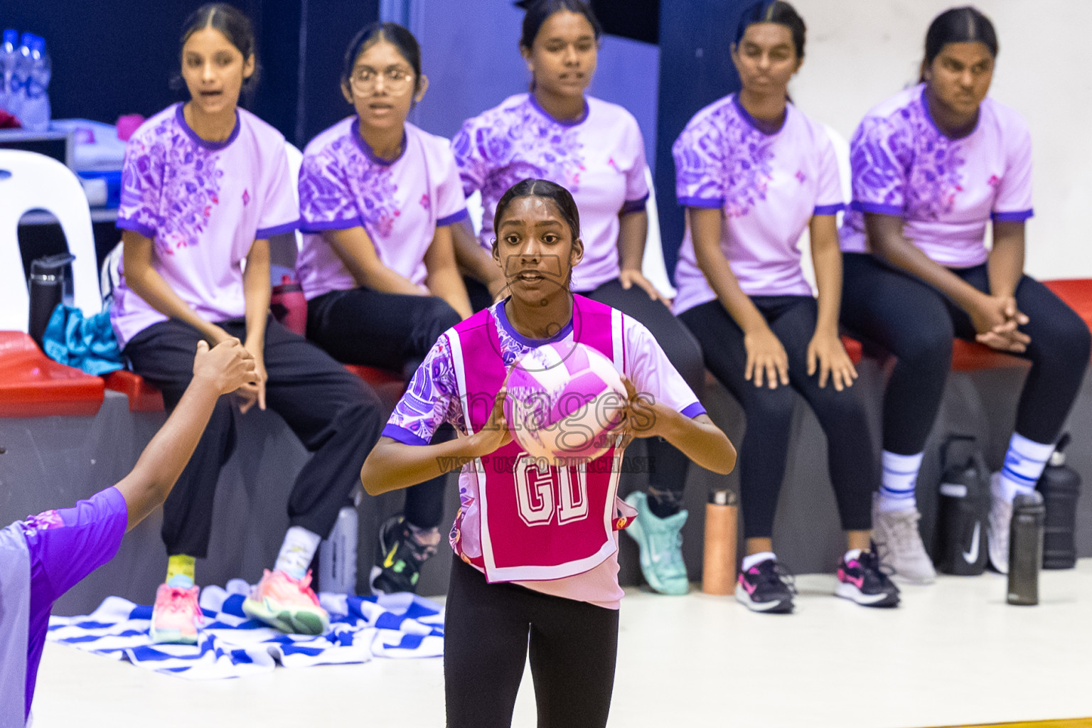 Day 9 of 24th Milo Netball Association Championship was held in Social Center at Male', Maldives on Tuesday, 9th September 2025. Photos: Mohamed Mahfooz Moosa / images.mv