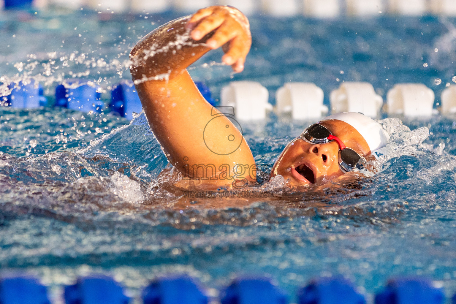 Day 6 of 4th National Kids Swimming Festival 2023 on 6th December 2023, held in Hulhumale', Maldives Photos: Nausham Waheed / Images.mv