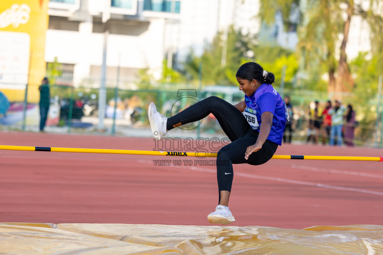 Day 4 of MWSC Interschool Athletics Championships 2024 held in Hulhumale Running Track, Hulhumale, Maldives on Tuesday, 12th November 2024. Photos by: Ismail Thoriq / Images.mv