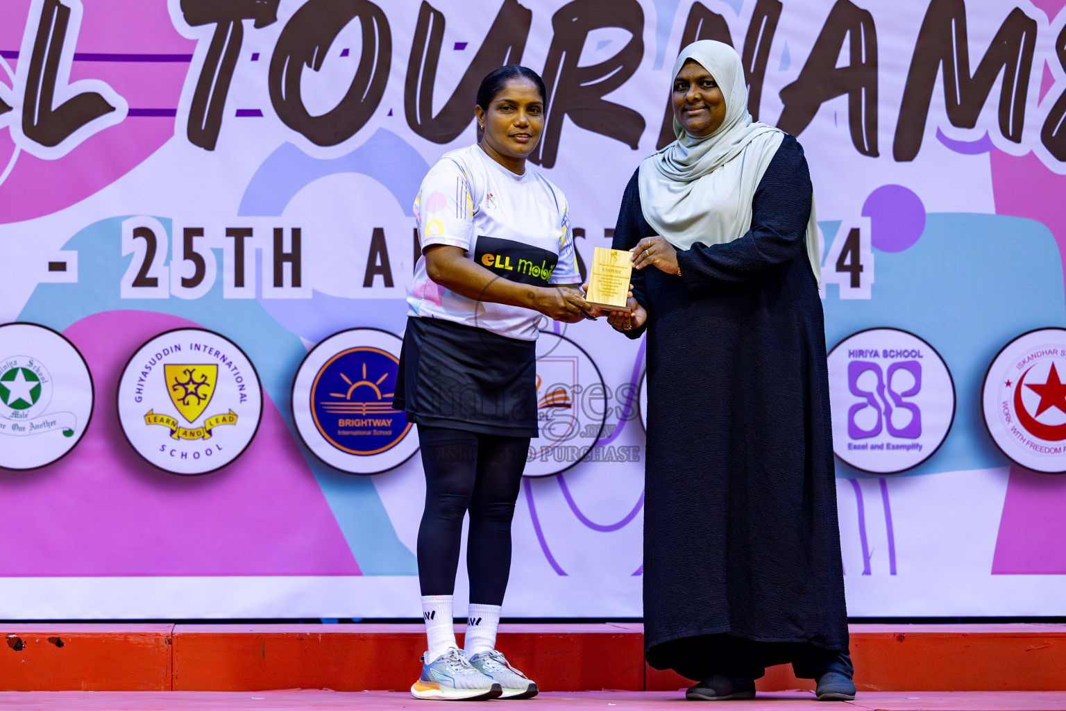 Closing Ceremony of Inter-school Netball Tournament held in Social Center at Male', Maldives on Monday, 26th August 2024. Photos: Hassan Simah / images.mv