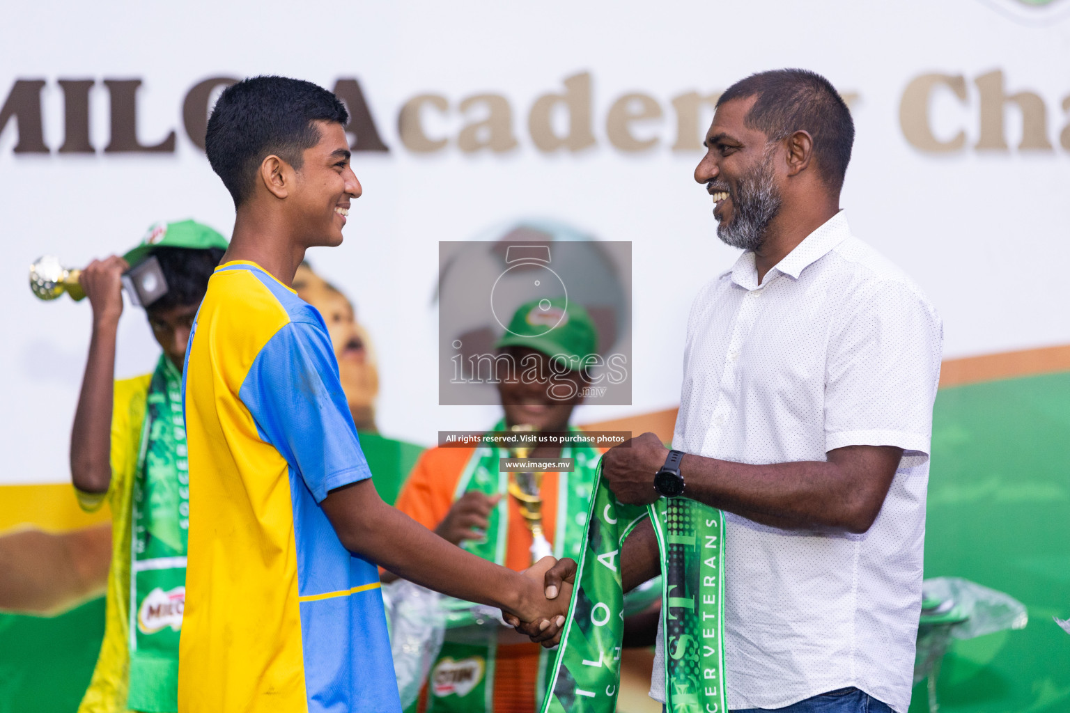 Day 2 of MILO Academy Championship 2023 (u14) was held in Henveyru Stadium Male', Maldives on 4th November 2023. Photos: Nausham Waheed / images.mv