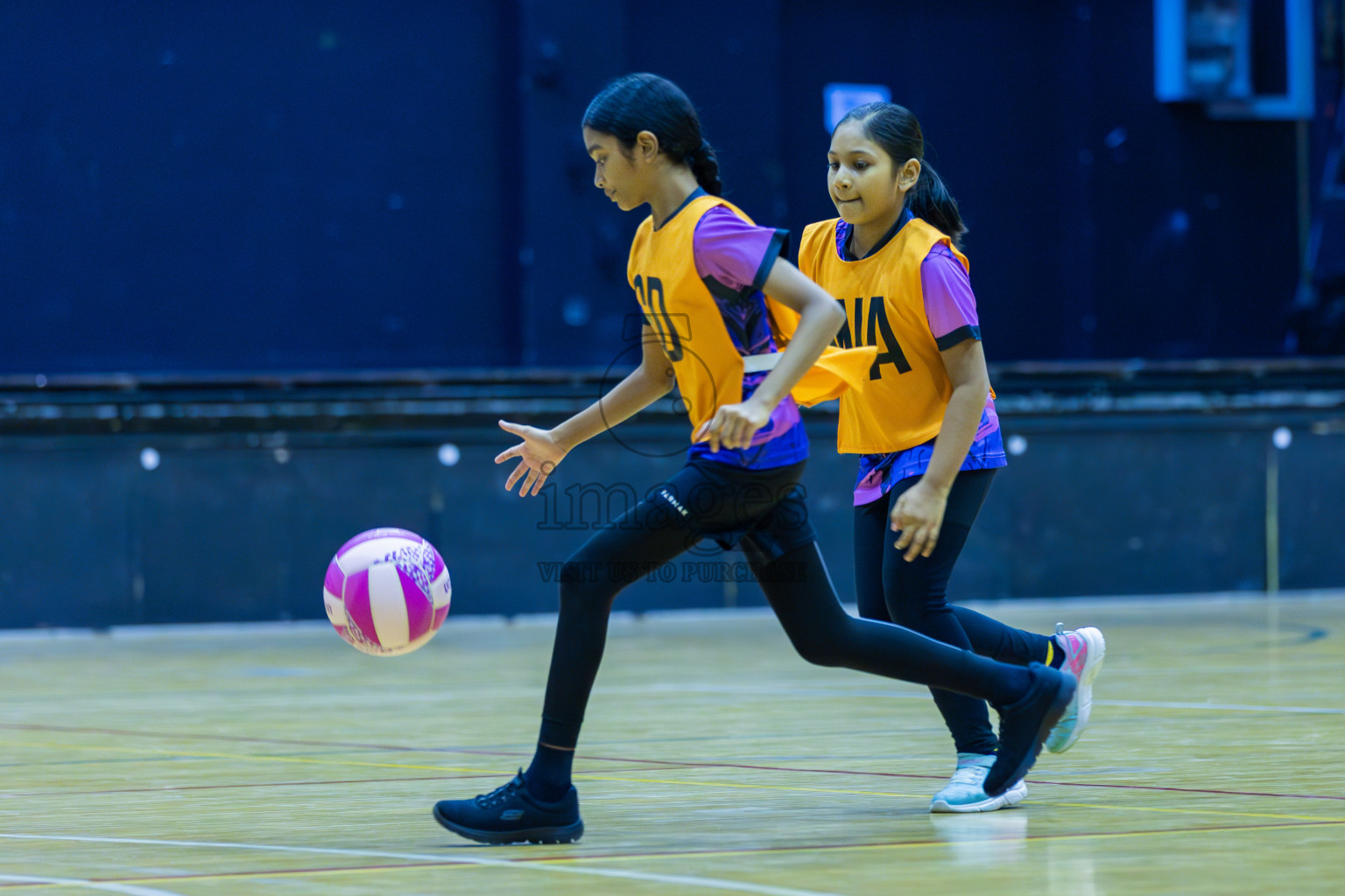 N Sports Academy B vs N Sports Academy B (U11) in Day 1 of 3rd Junior Championship - Netball association of Maldives, held at Social Center on 19th January 2025 . Photos by Shuu Abdul Sattar