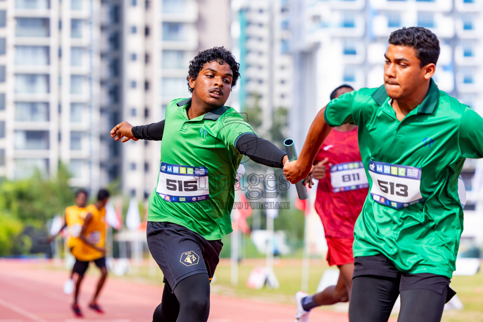 Day 5 of MWSC Interschool Athletics Championships 2024 held in Hulhumale Running Track, Hulhumale, Maldives on Wednesday, 13th November 2024. Photos by: Nausham Waheed / Images.mv