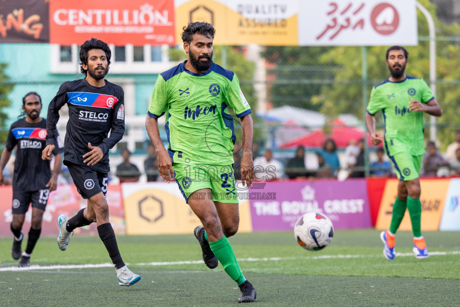 STELCO RC vs Club Immigration in Club Maldives Cup 2024 held in Rehendi Futsal Ground, Hulhumale', Maldives on Saturday, 28th September 2024.
Photos: Ismail Thoriq / images.mv