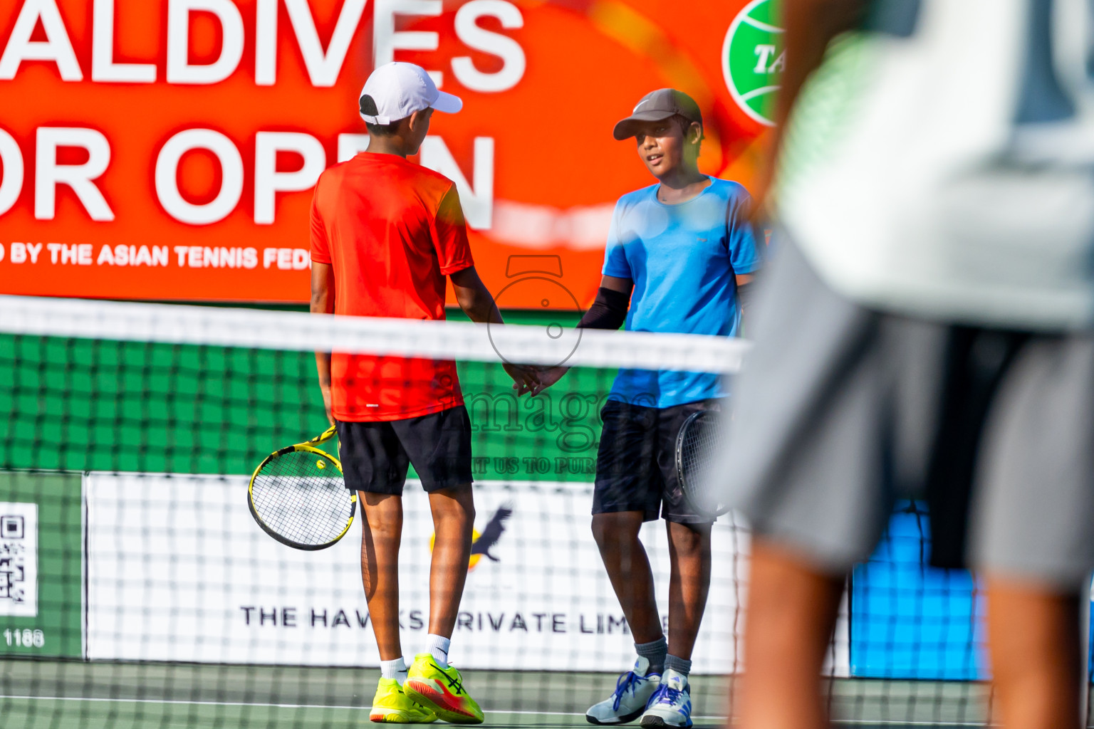 Day 2 of ATF Maldives Junior Open Tennis was held in Male' Tennis Court, Male', Maldives on Tuesday, 10th December 2024. Photos: Nausham Waheed / images.mv