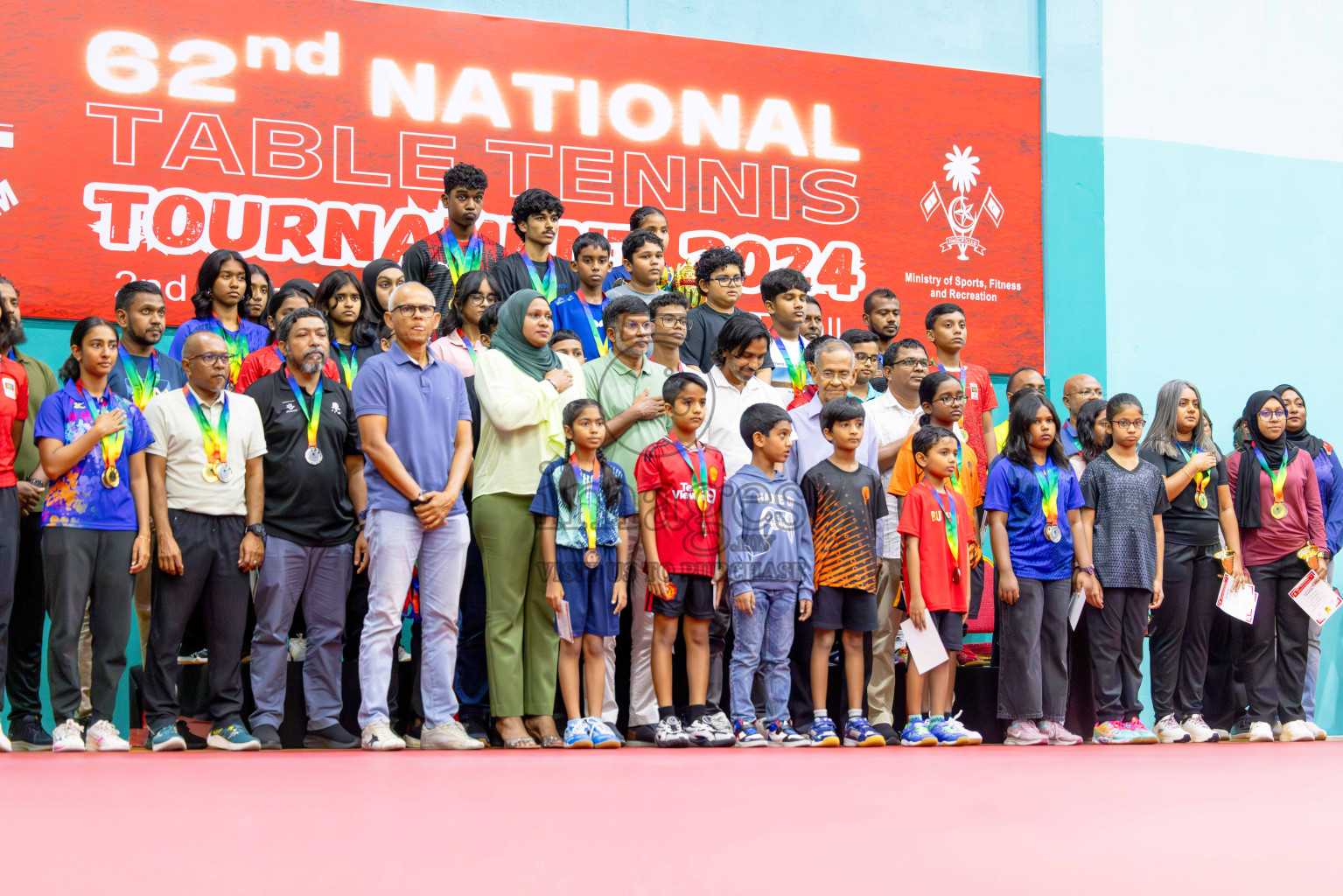 Finals of National Table Tennis Tournament 2024 was held at Male' TT Hall on Friday, 6th September 2024. 
Photos: Abdulla Abeed / images.mv