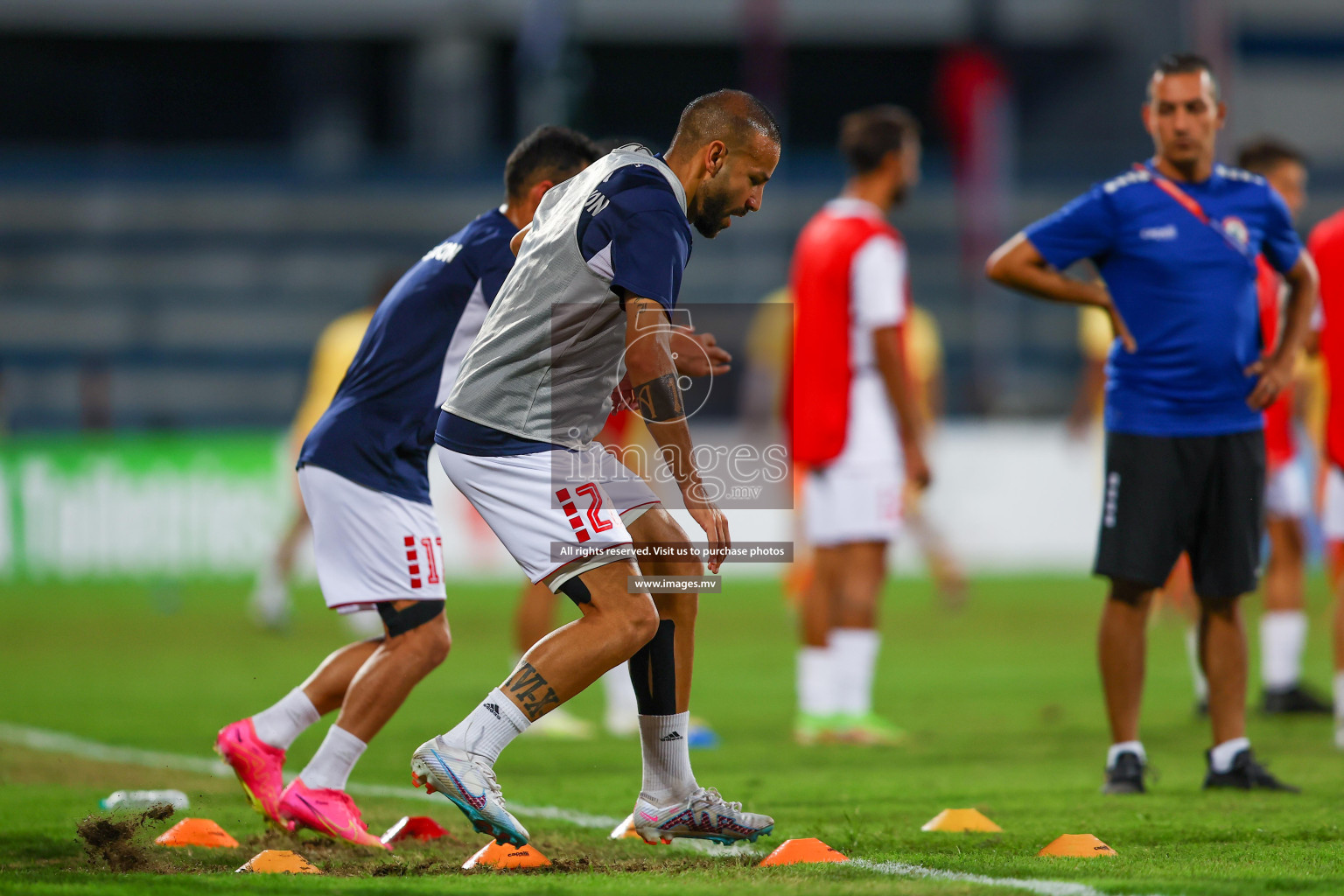 Bhutan vs Lebanon in SAFF Championship 2023 held in Sree Kanteerava Stadium, Bengaluru, India, on Sunday, 25th June 2023. Photos: Nausham Waheed / images.mv