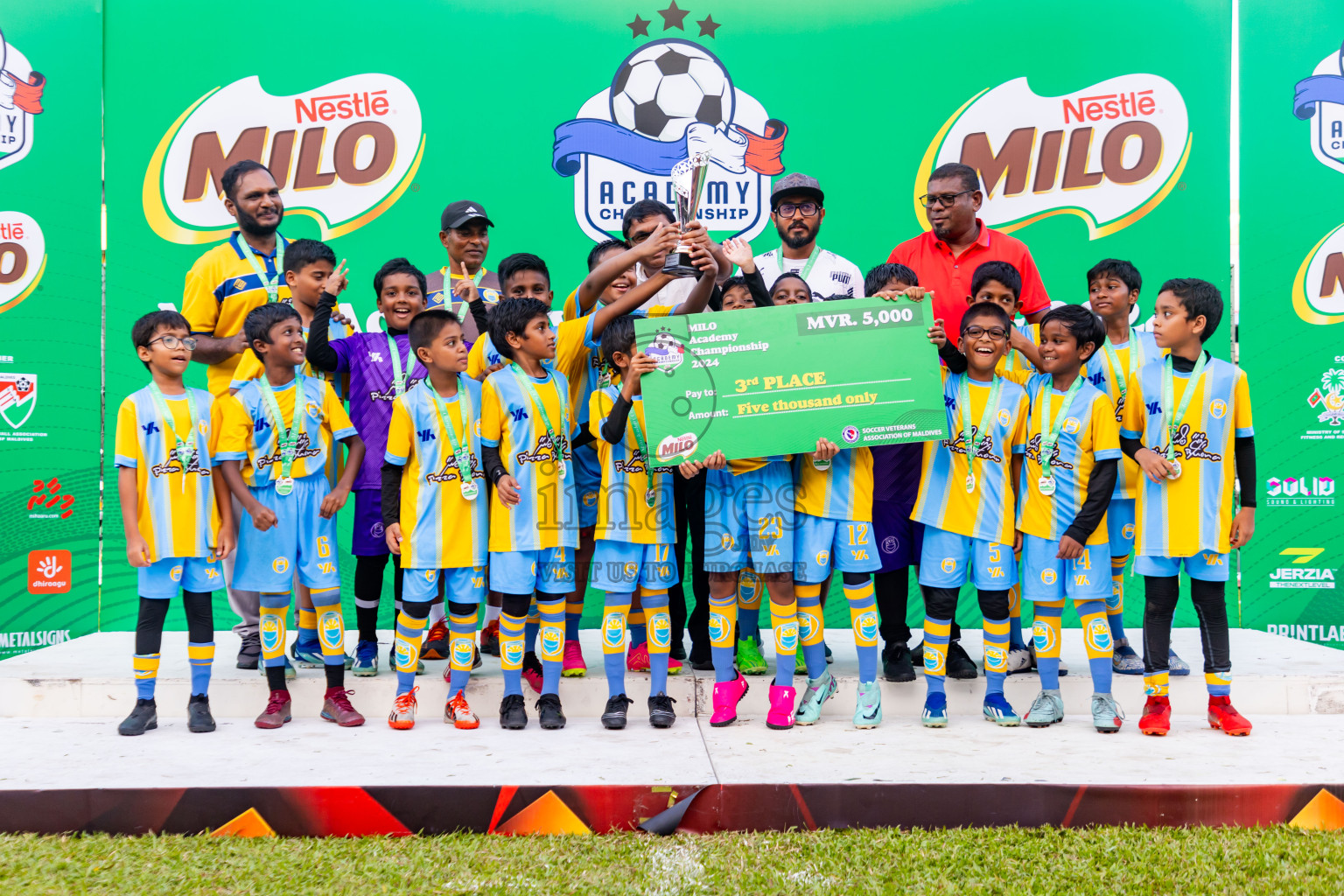 Day 2 of Under 10 MILO Academy Championship 2024 was held at National Stadium in Male', Maldives on Saturday, 27th April 2024. Photos: Nausham Waheed / images.mv