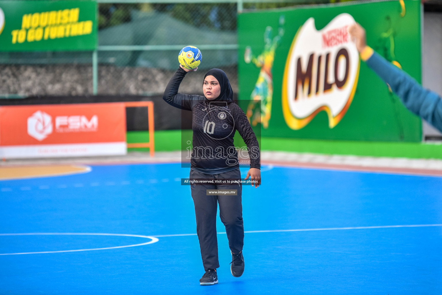 Day 10 of Milo 6th Inter Office Handball Tournament 2022 - Photos by Nausham Waheed