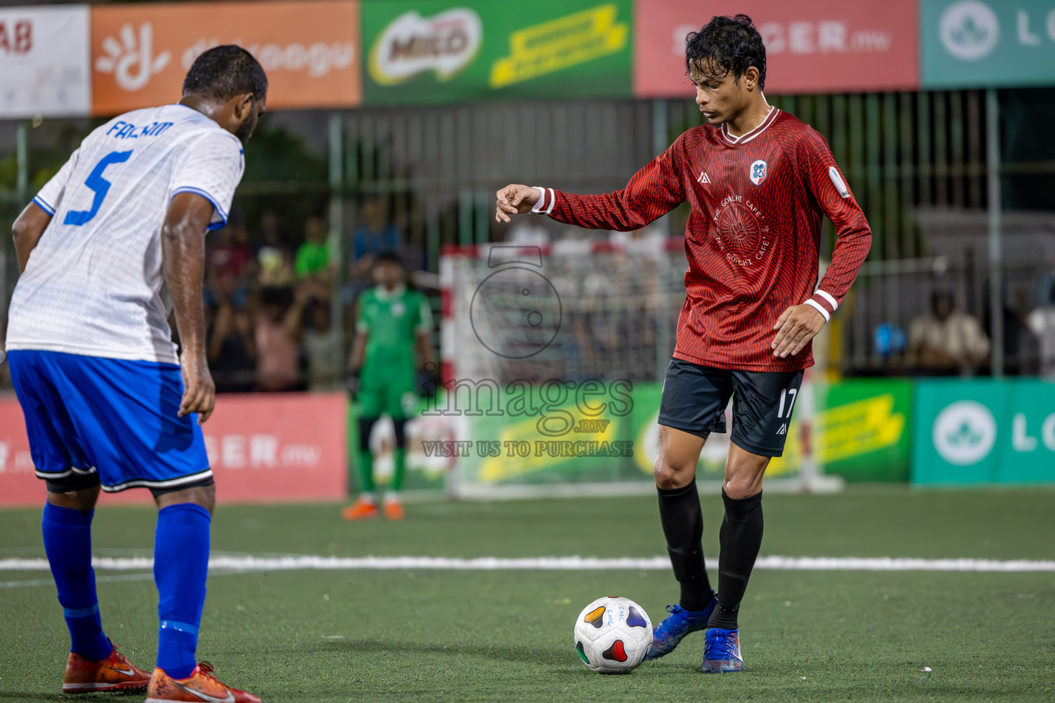 Team Badhahi vs Kulhivaru Vuzaara Club in the Semi-finals of Club Maldives Classic 2024 held in Rehendi Futsal Ground, Hulhumale', Maldives on Thursday, 19th September 2024. Photos: Ismail Thoriq / images.mv