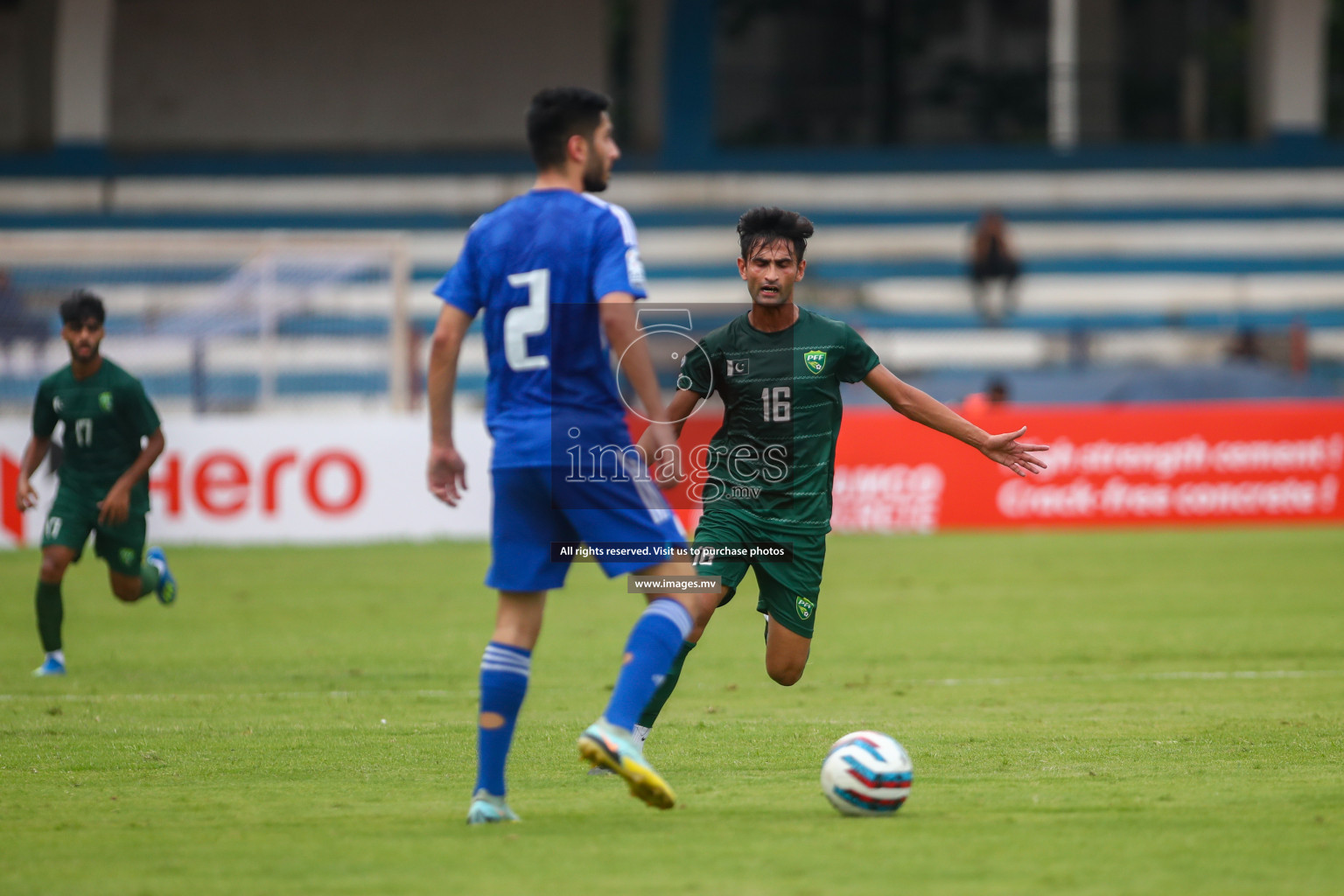 Pakistan vs Kuwait in SAFF Championship 2023 held in Sree Kanteerava Stadium, Bengaluru, India, on Saturday, 24th June 2023. Photos: Nausham Waheed, Hassan Simah / images.mv