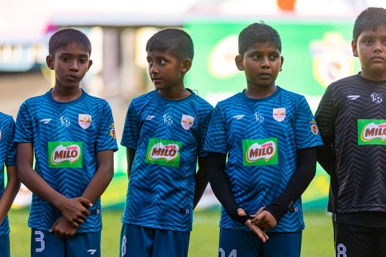 Day 2 of MILO Kids Football Fiesta was held at National Stadium in Male', Maldives on Saturday, 24th February 2024.