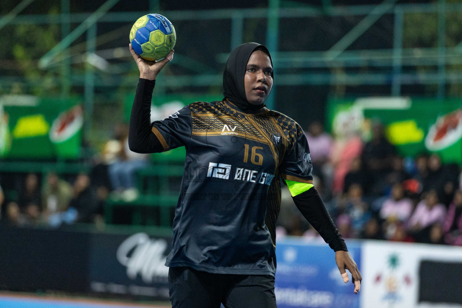 Day 16 of 10th National Handball Tournament 2023, held in Handball ground, Male', Maldives on Wednesday, 13th December 2023 Photos: Nausham Waheed/ Images.mv