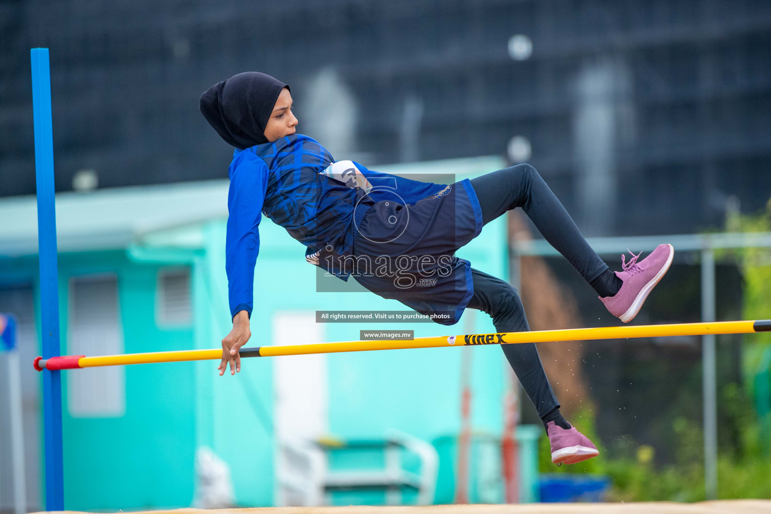 Day two of Inter School Athletics Championship 2023 was held at Hulhumale' Running Track at Hulhumale', Maldives on Sunday, 15th May 2023. Photos: Nausham Waheed / images.mv