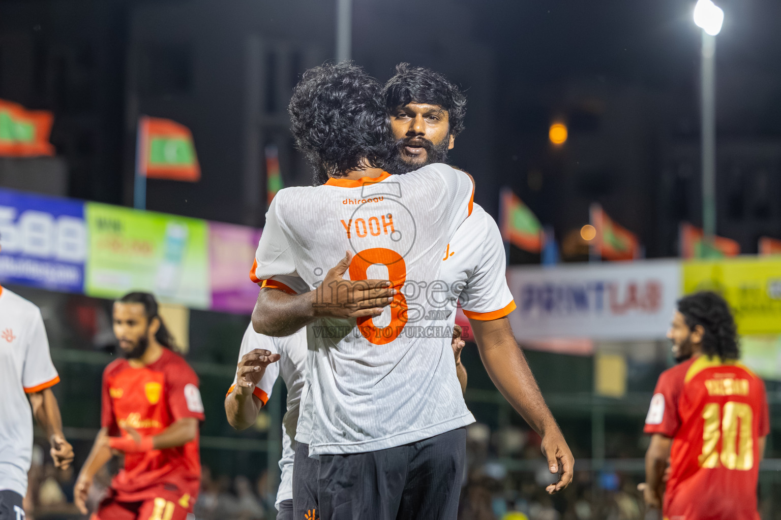Maldivian RC vs Dhiraagu in Day 13 of Club Maldives Cup 2025 was held in Rehendhi Futsal Ground, Hulhumale', Maldives on Monday, 13th October 2025. 
Photos: Mohamed Mahfooz Moosa / images.mv