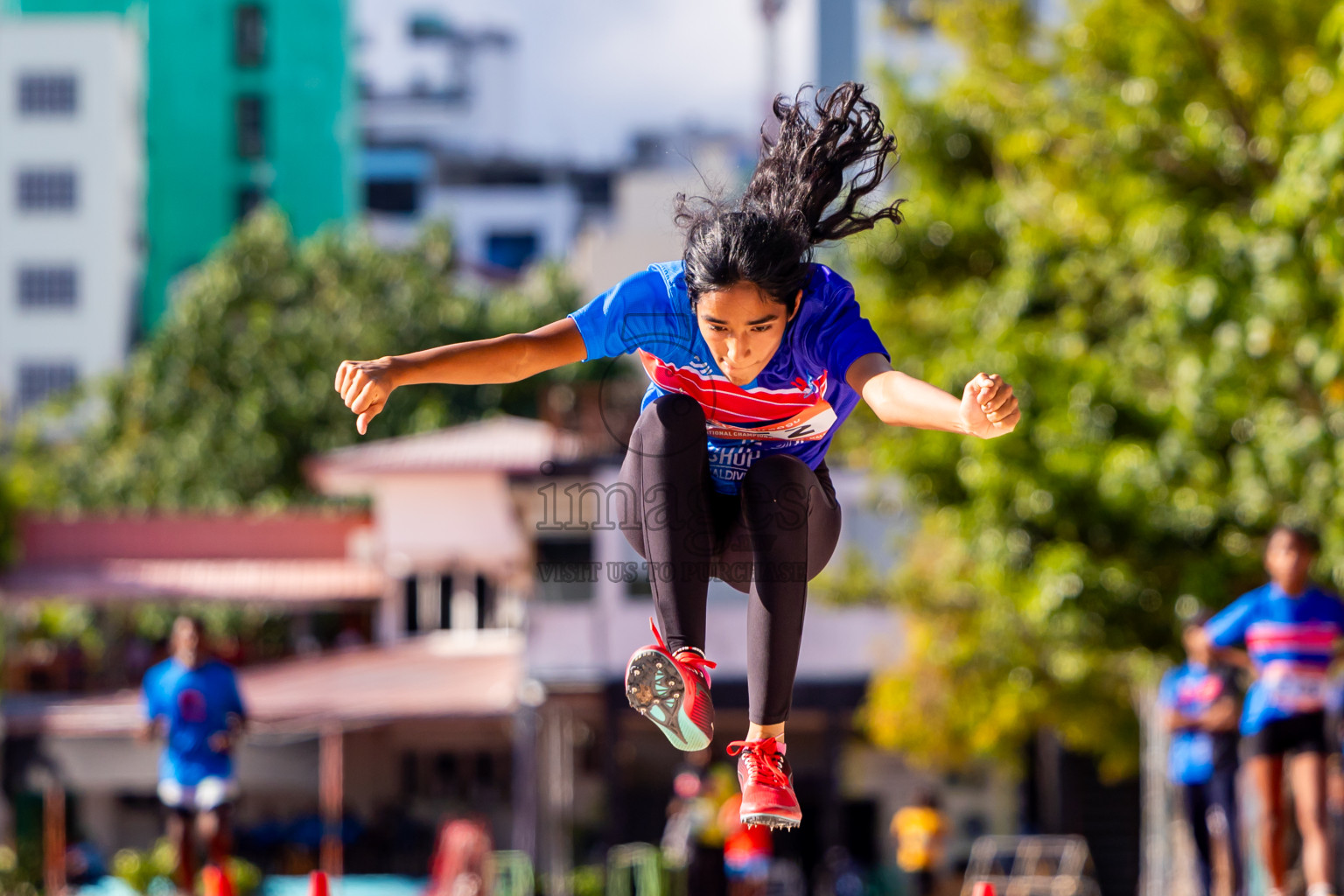Day 2 of National Athletics Championship 2025 was held at Ekuveni Running Ground in Male', Maldives on Friday, 15th August 2025. Photos: Nausham Waheed  / images.mv